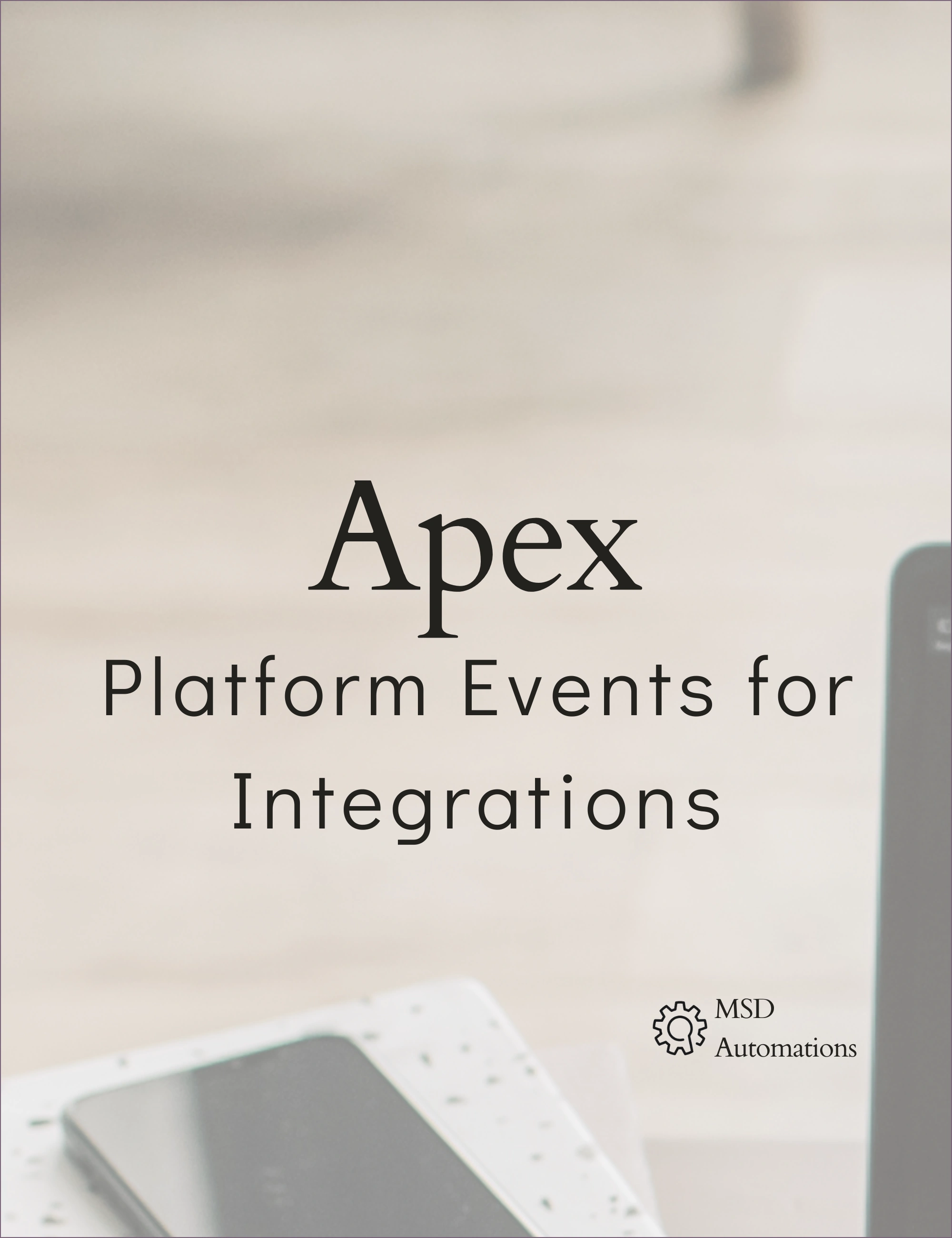 Platform Events for Integrations