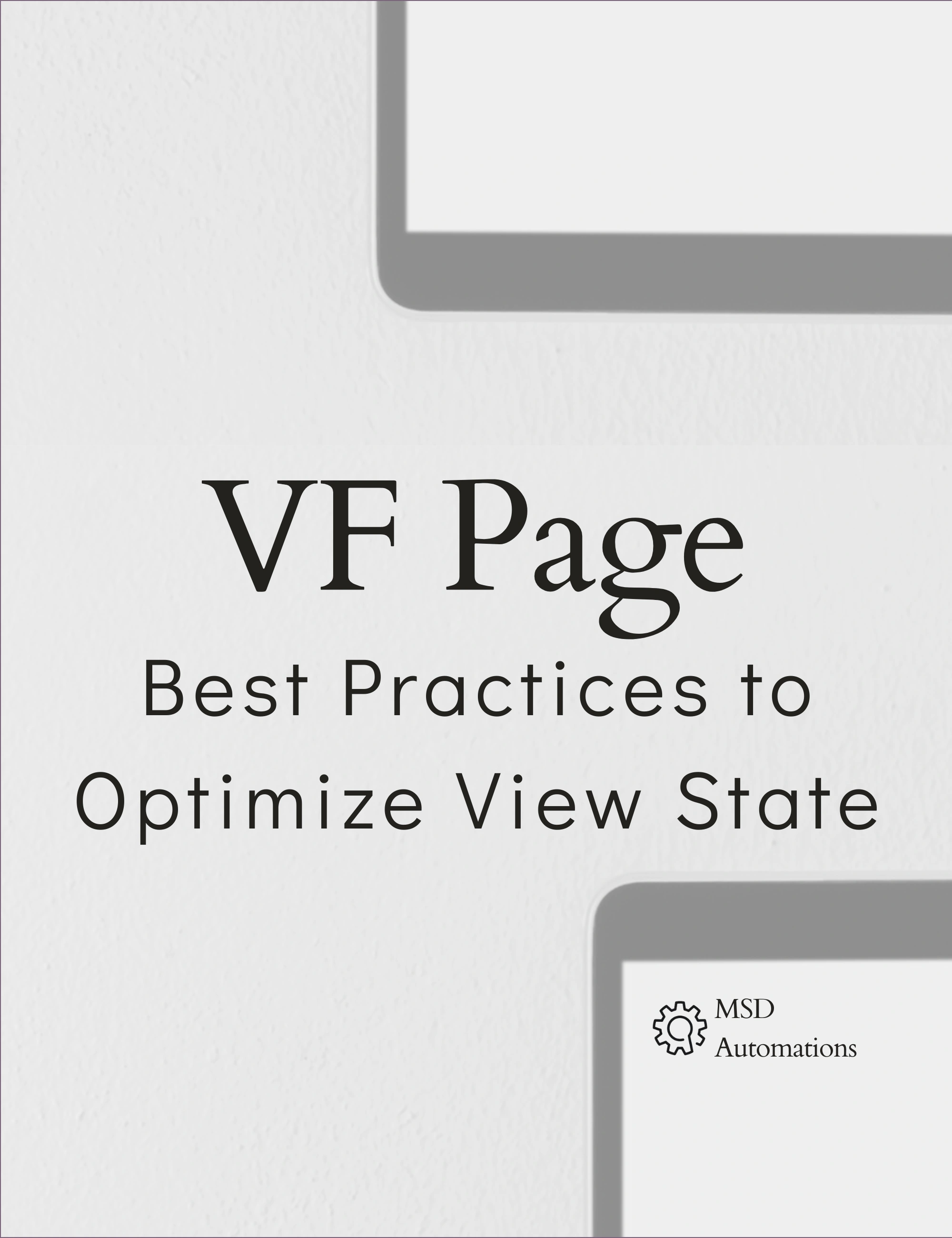 Best Practices to Optimize View State