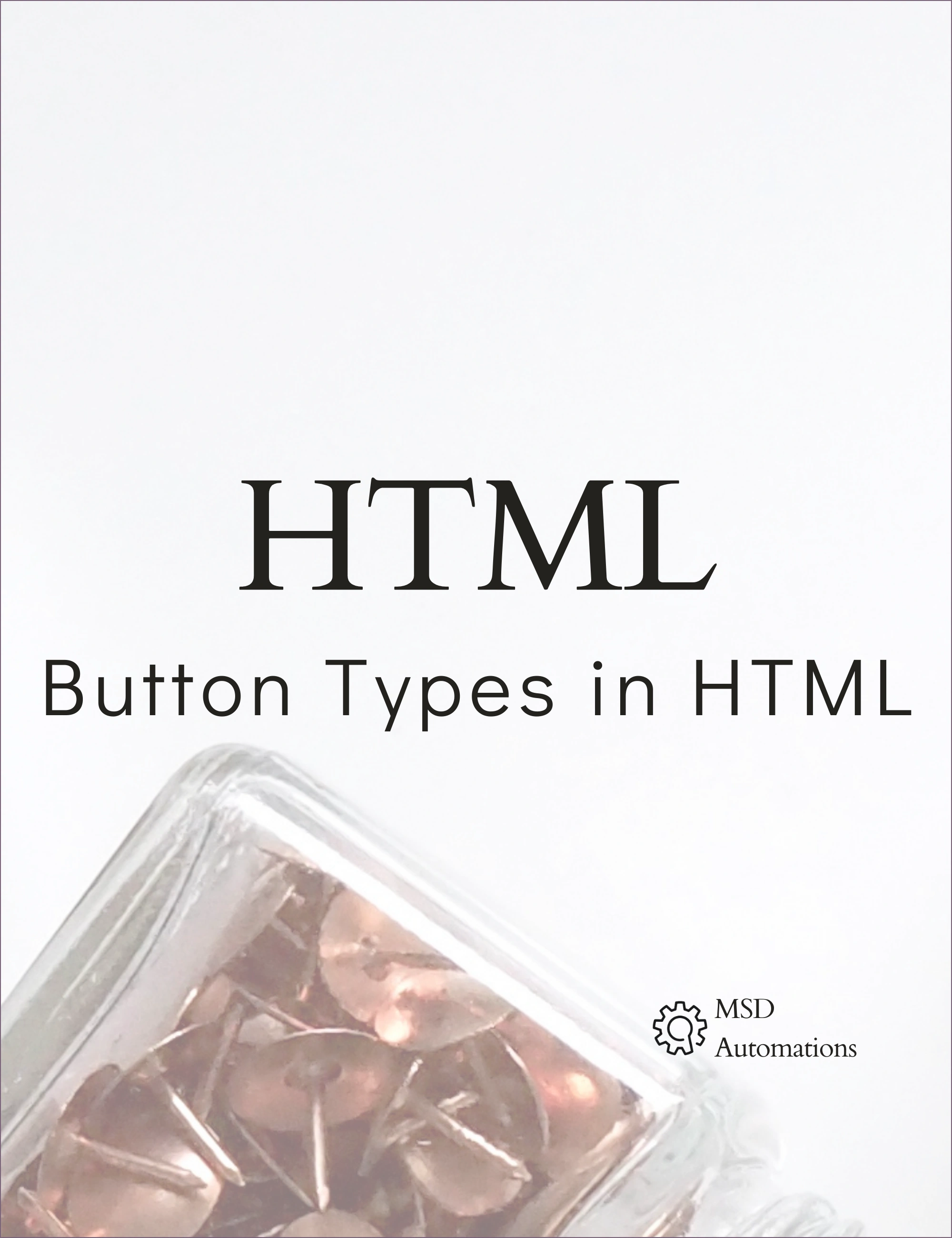 Button Types in HTML