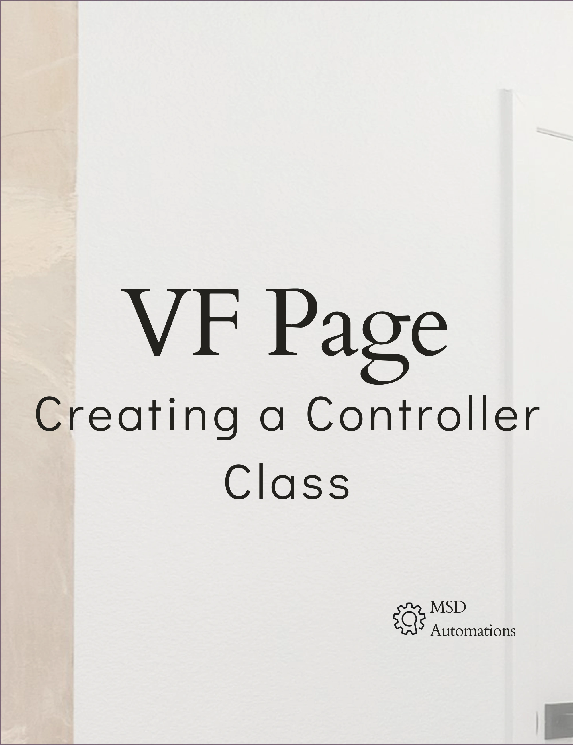 Creating a Controller Class