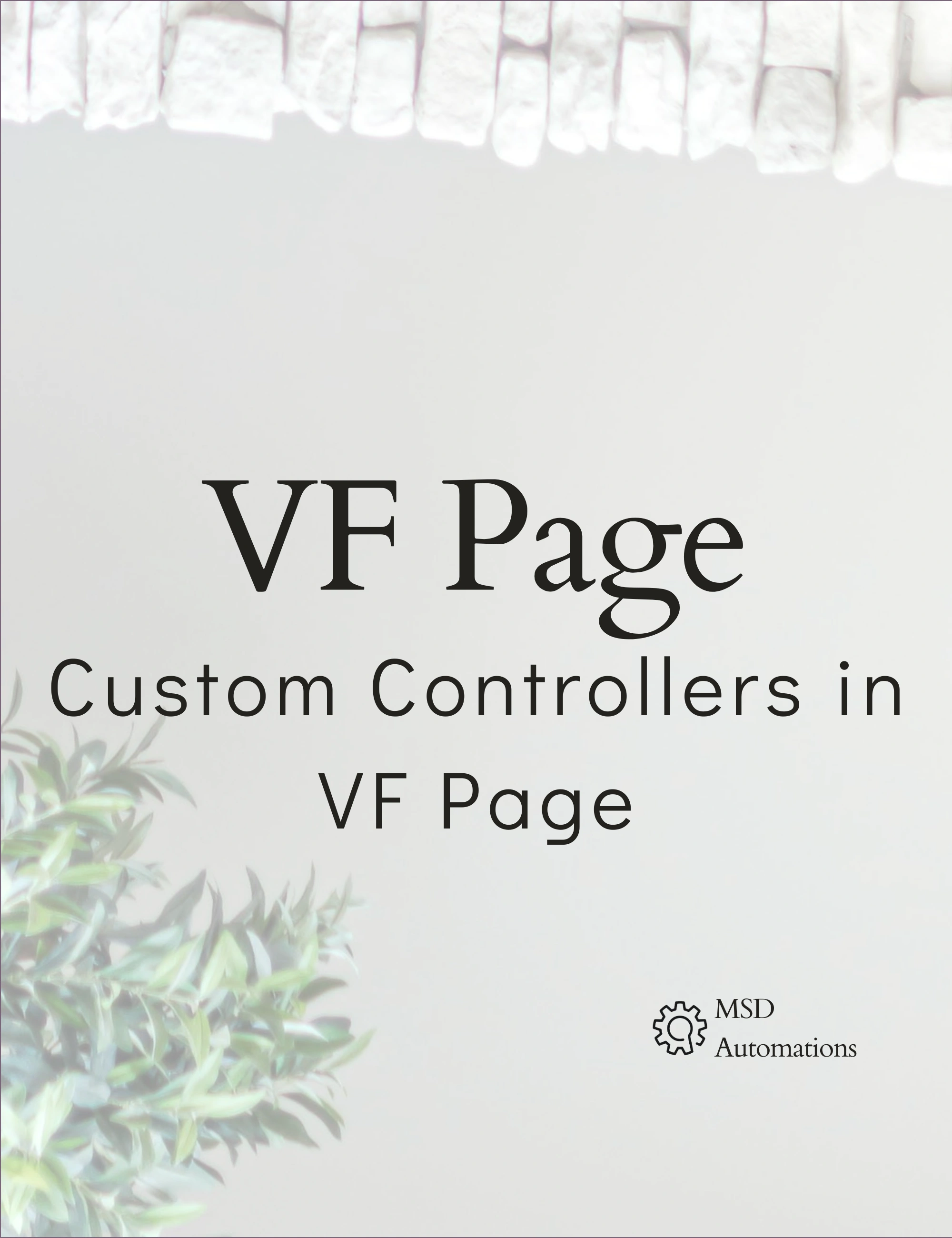 Custom Controllers in VF Page