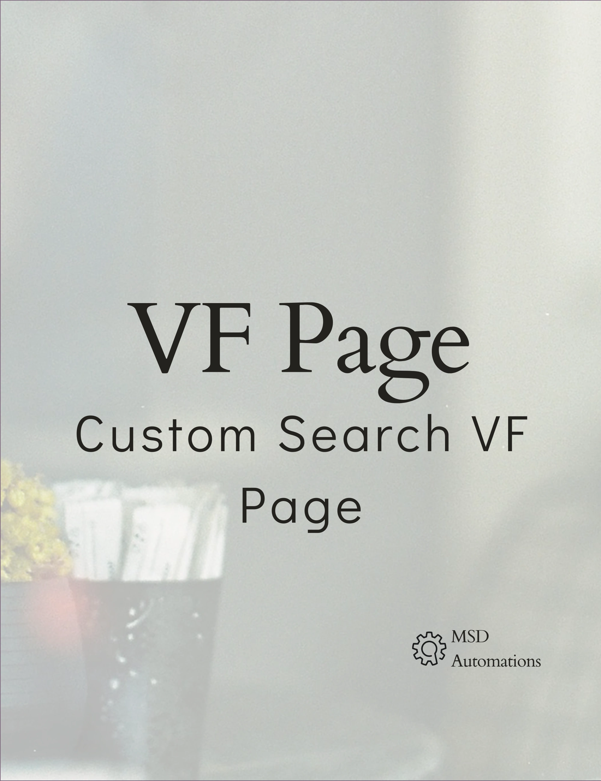 Custom Search VF Page