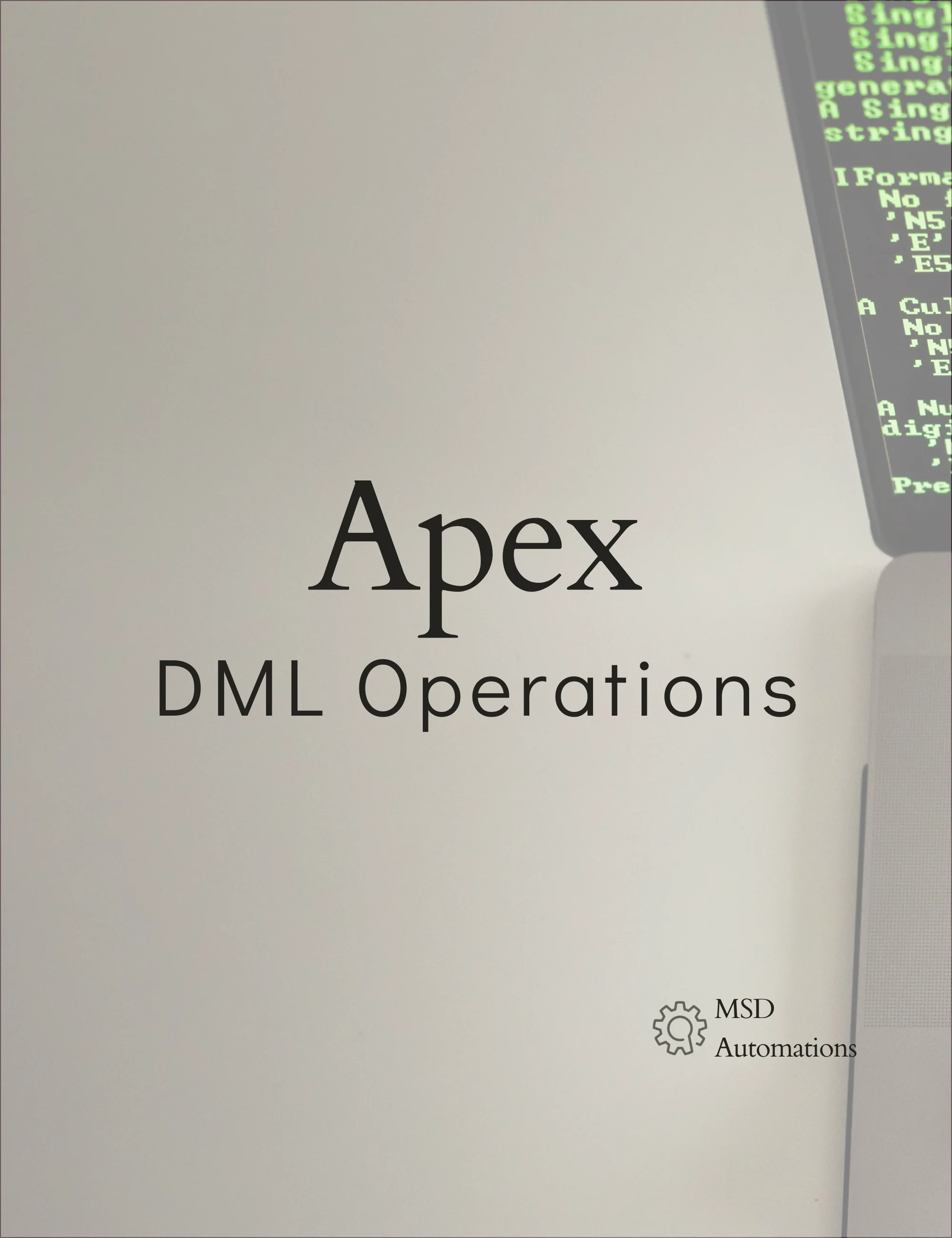 DML Operations