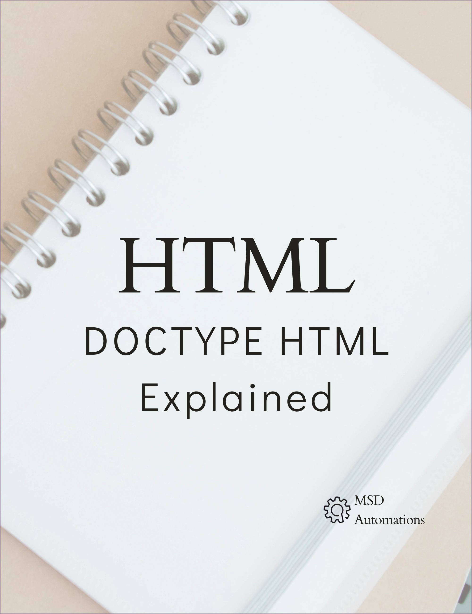 DOCTYPE HTML Explained
