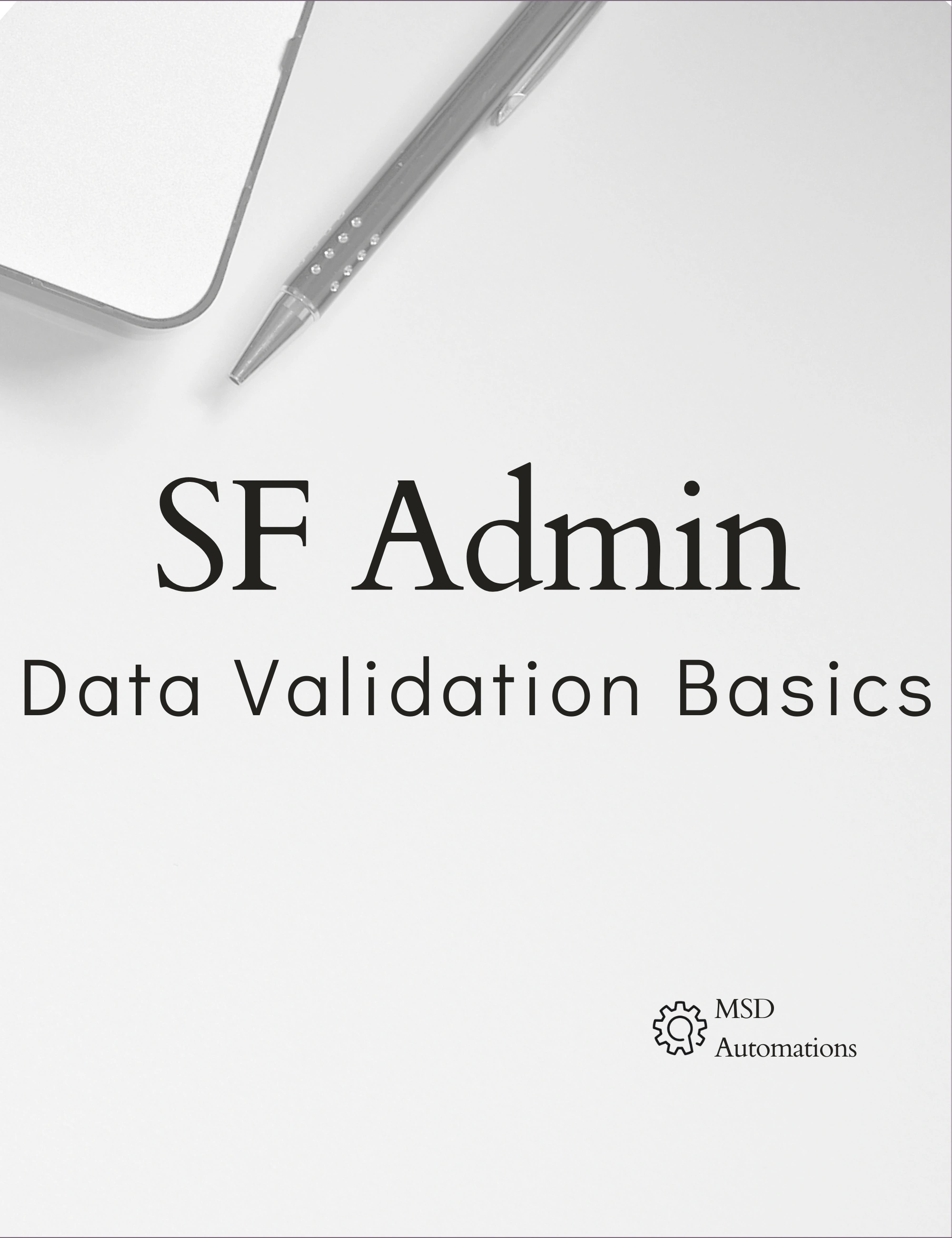 Data Validation Basics