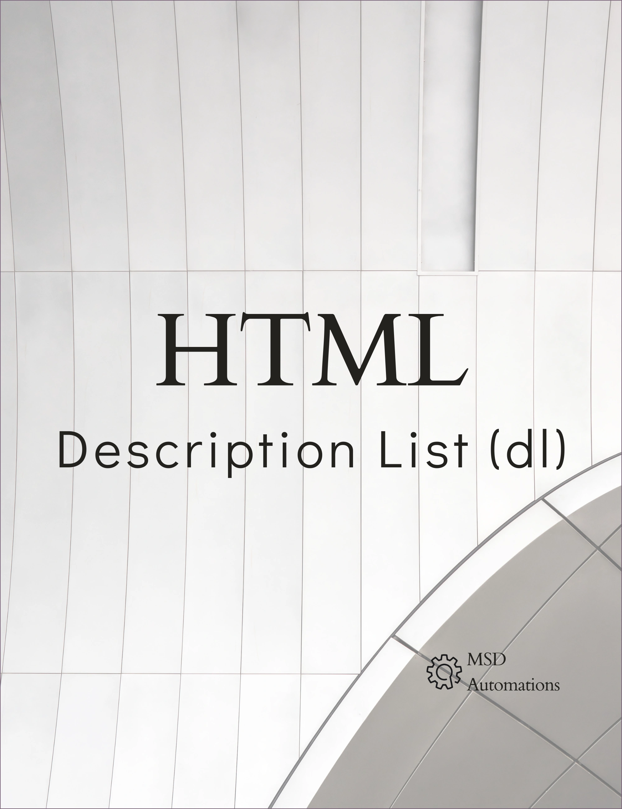 Description List (dl)