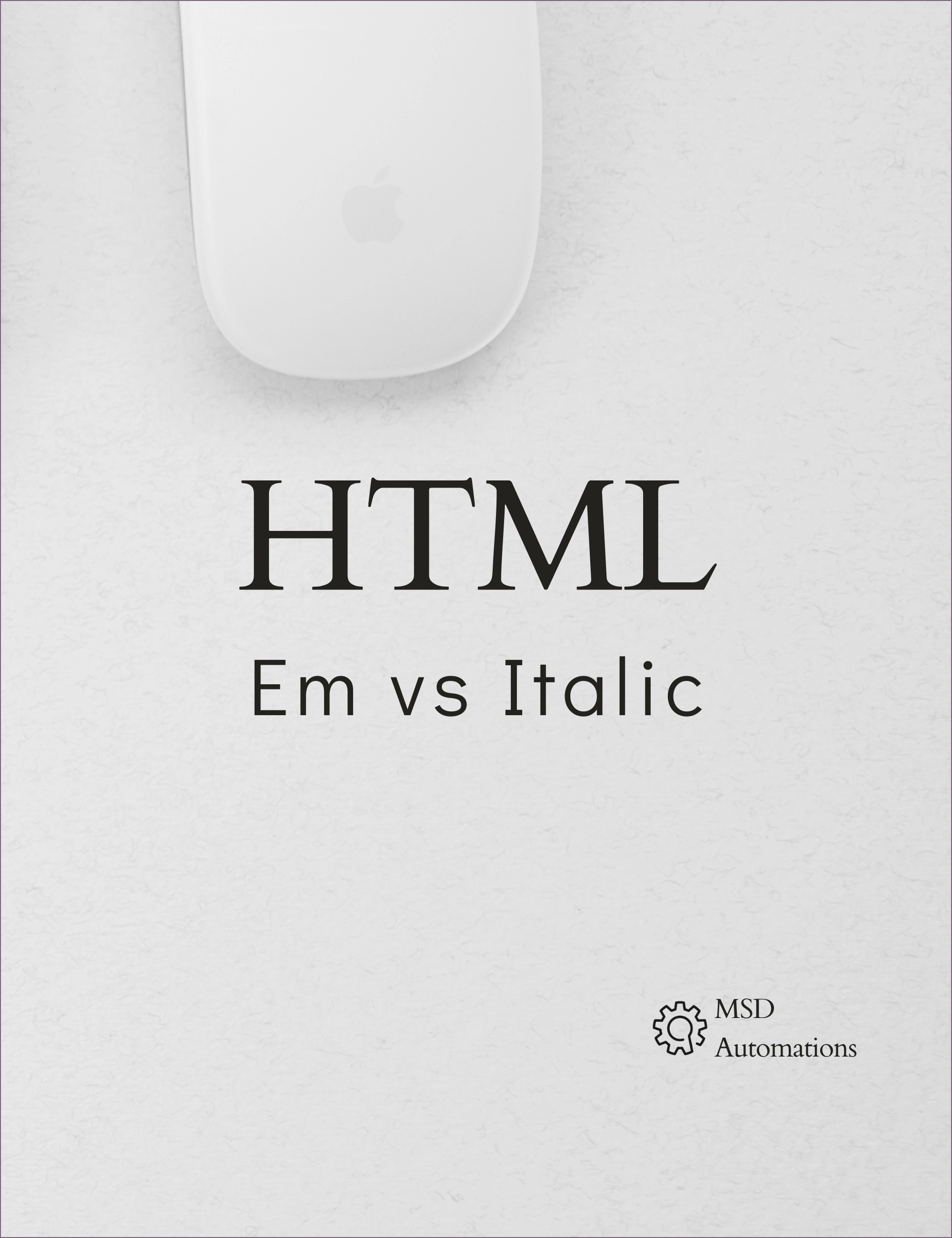 Em vs Italic