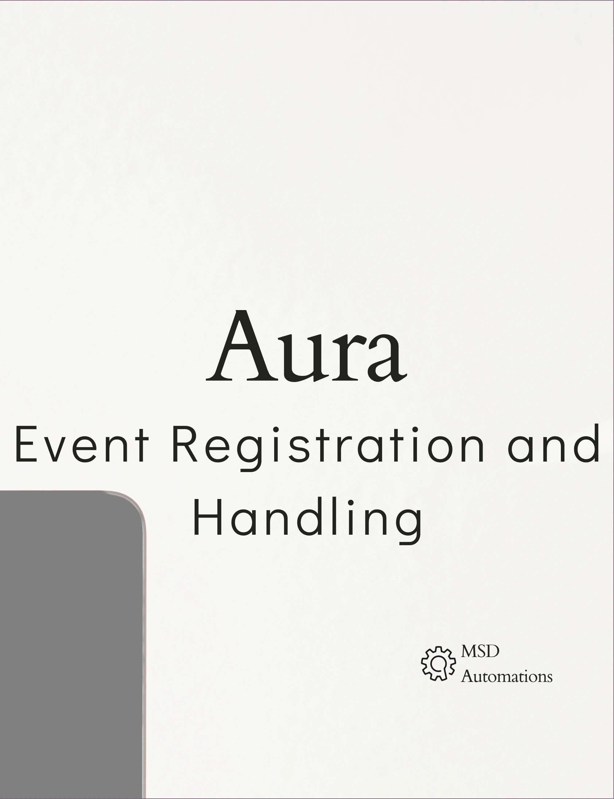 Event Registration and Handling