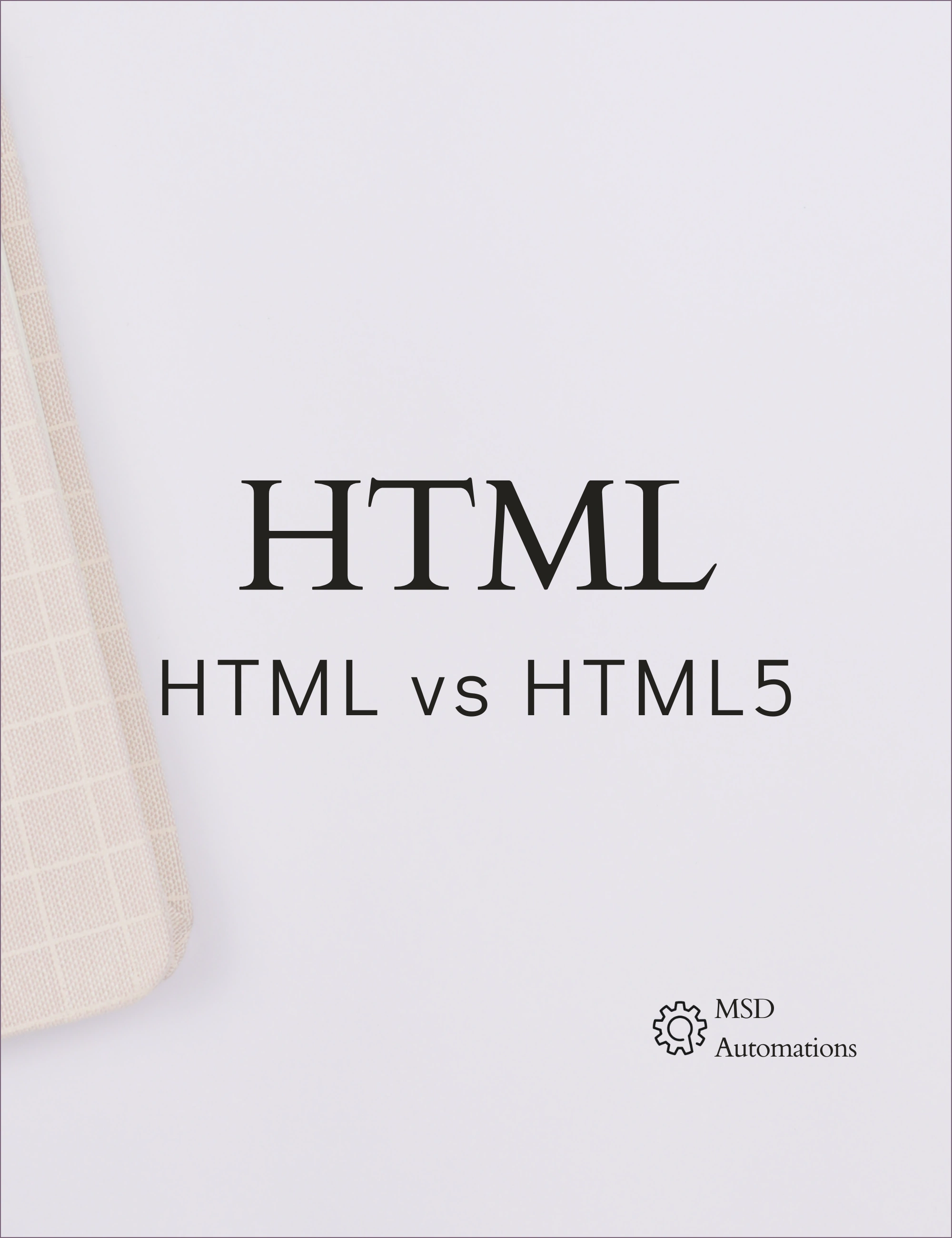 HTML vs HTML5