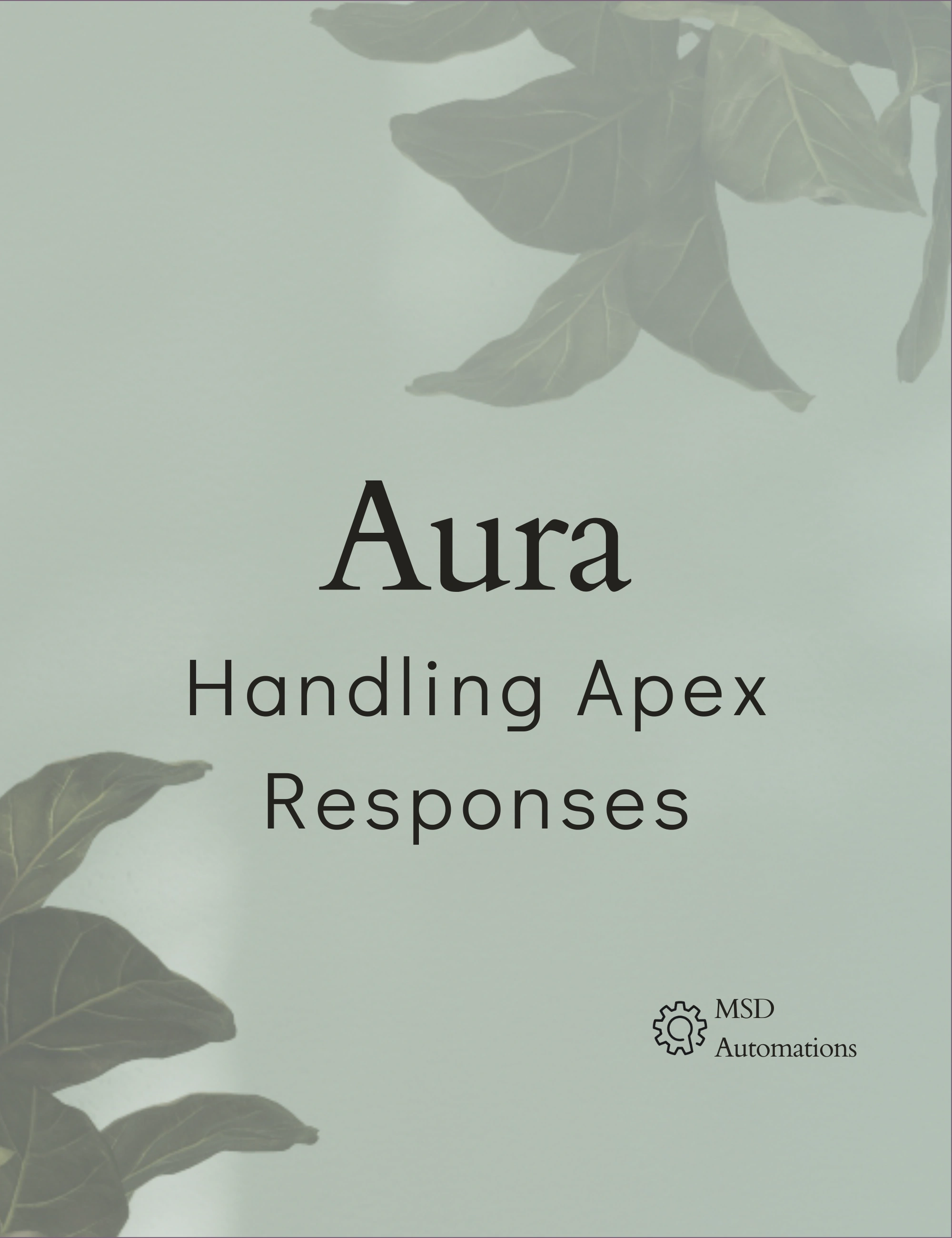 Handling Apex Responses