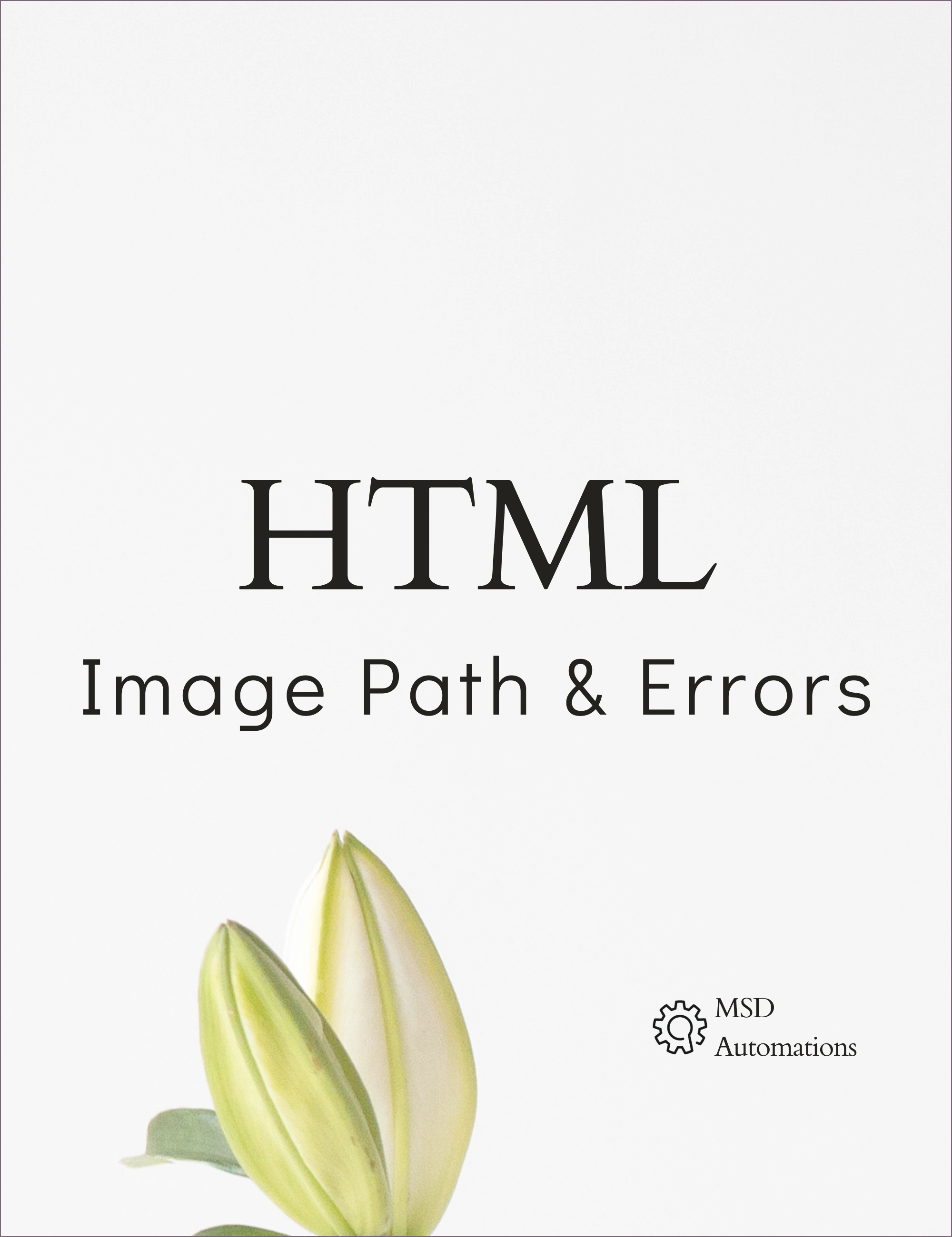 Image Path &amp; Errors