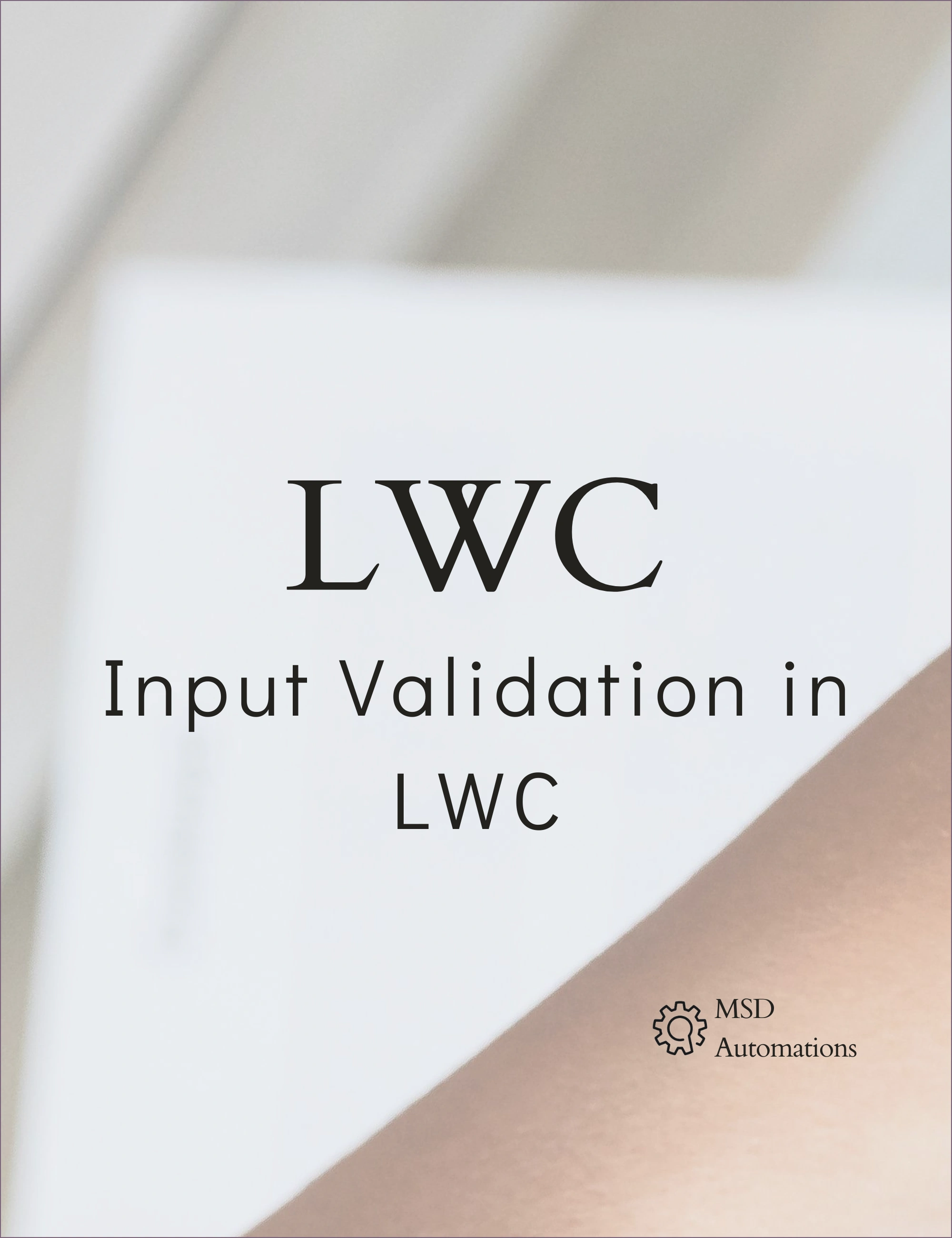 Input Validation in LWC
