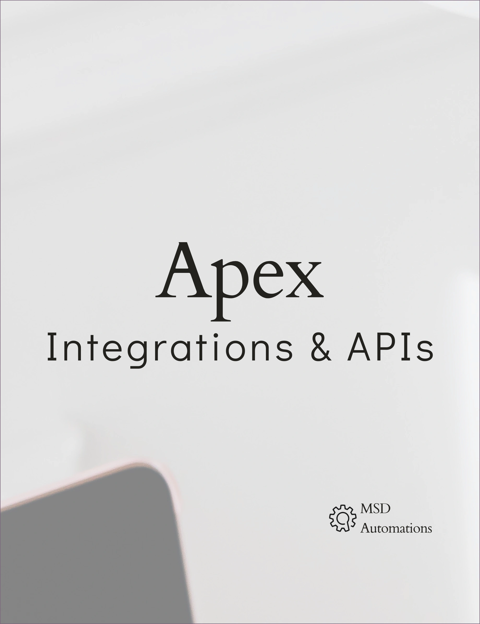 Integrations &amp; APIs
