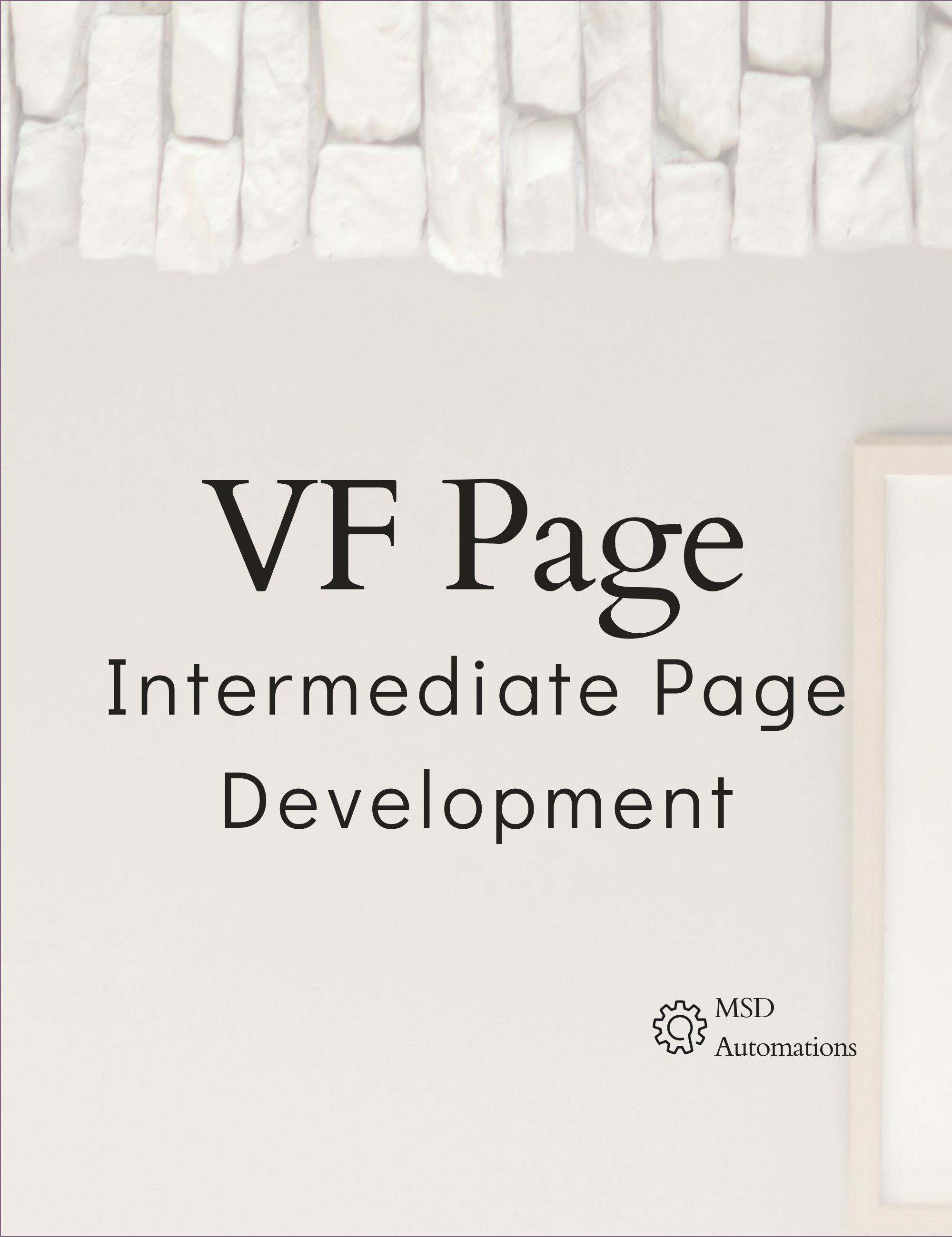 Intermediate Page Development