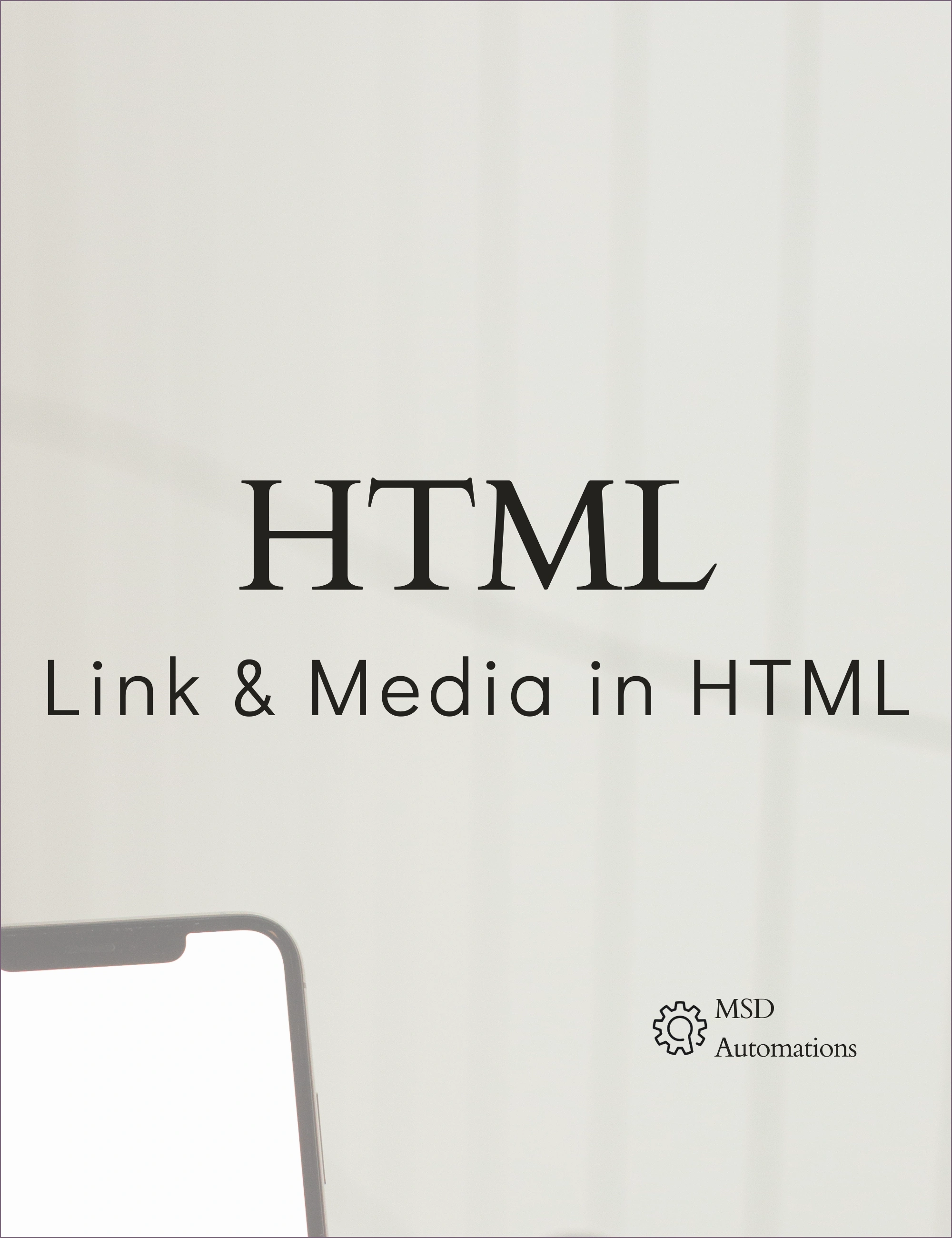 Link &amp; Media in HTML