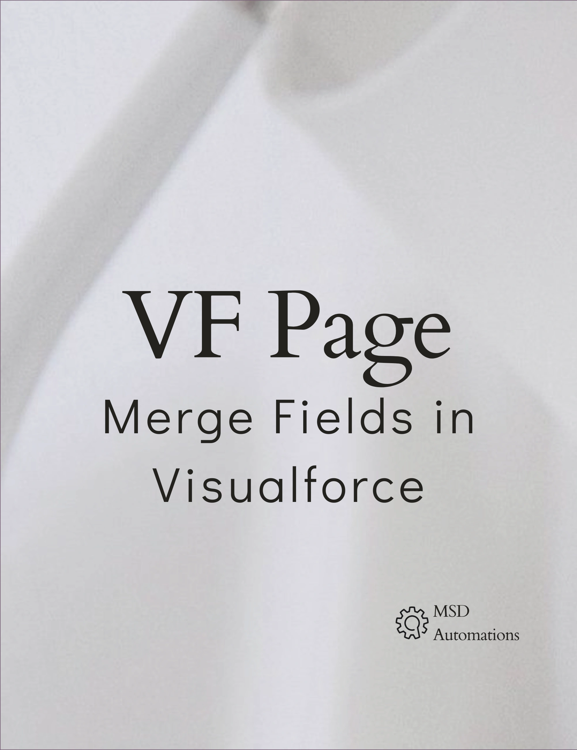 Merge Fields in Visualforce