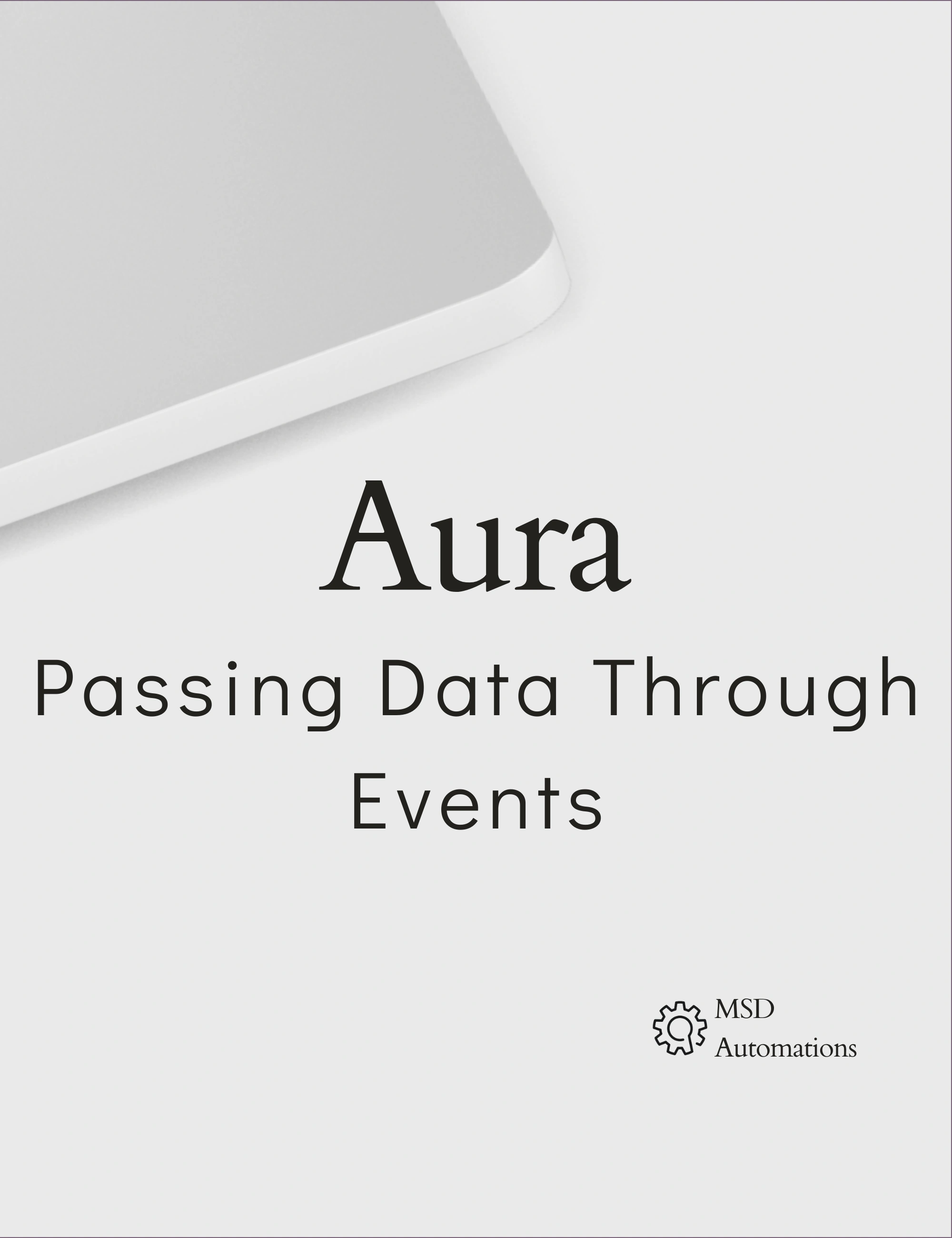 Passing Data Through Events