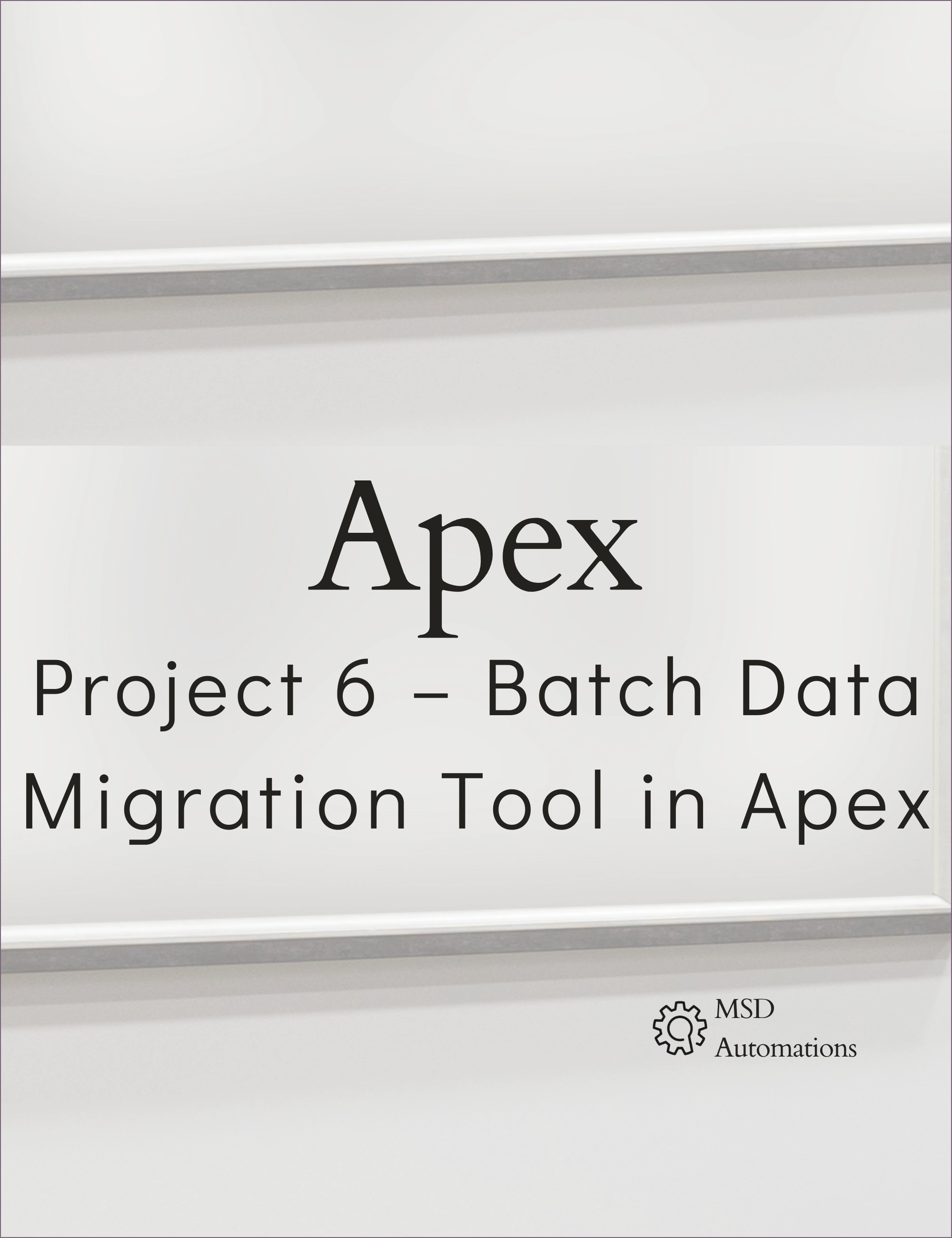 Project 6 – Batch Data Migration Tool in Apex