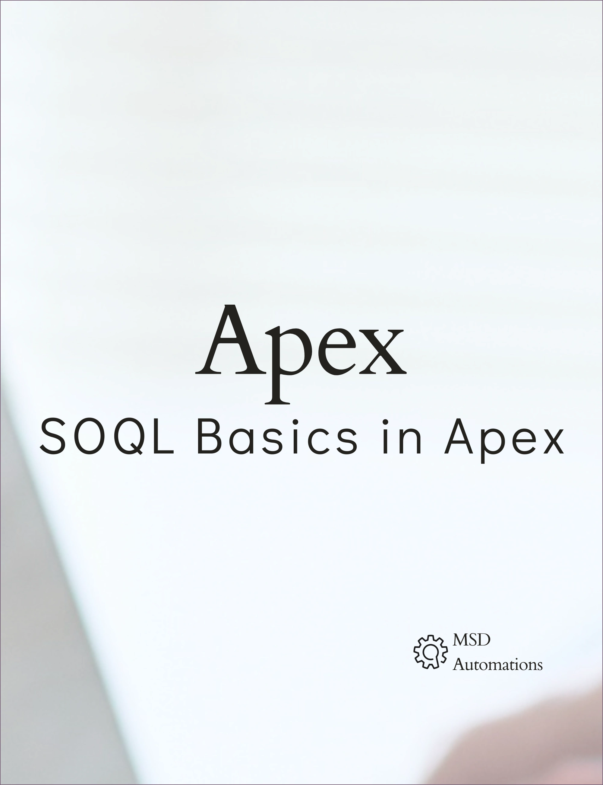 SOQL Basics in Apex
