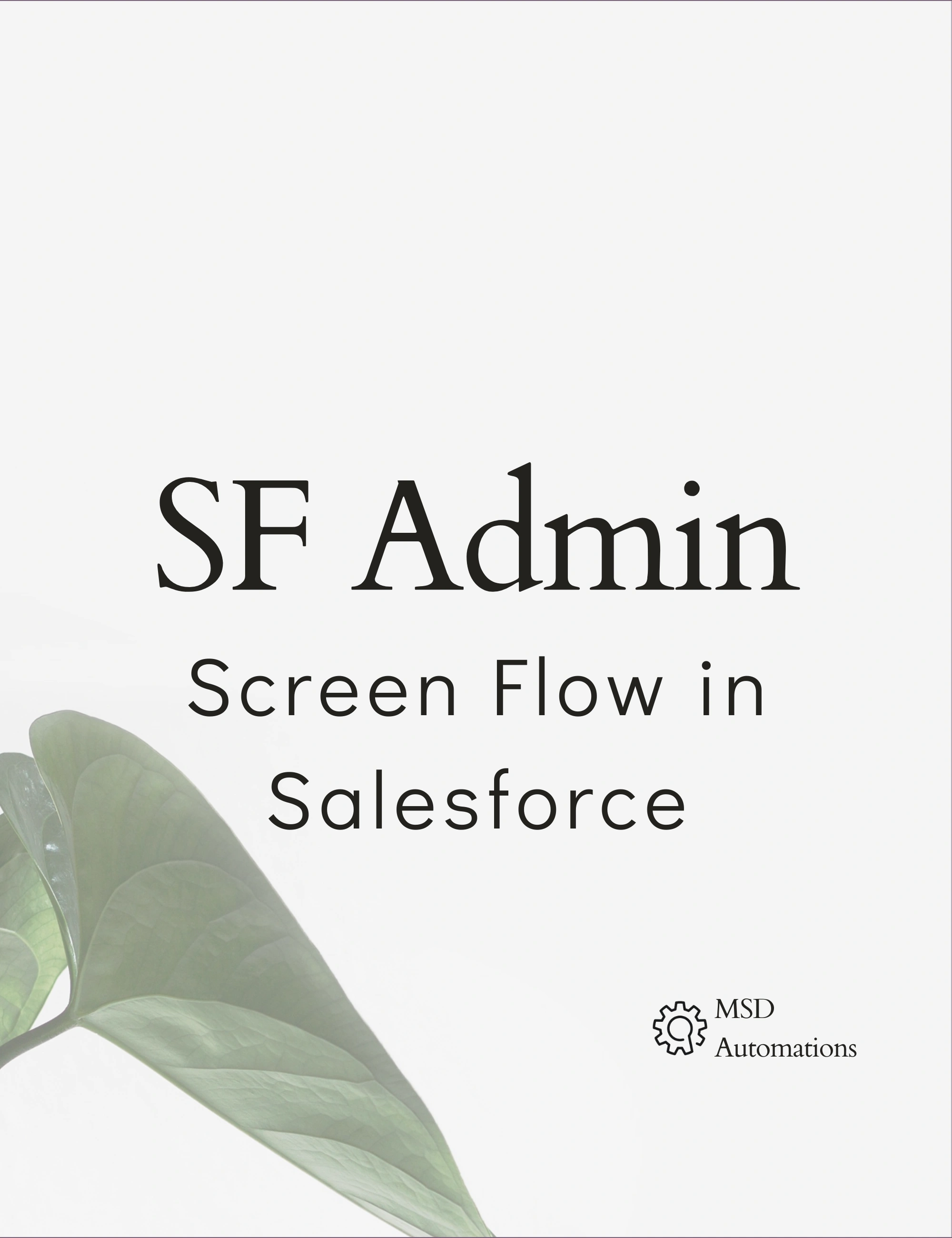 Screen Flow in Salesforce