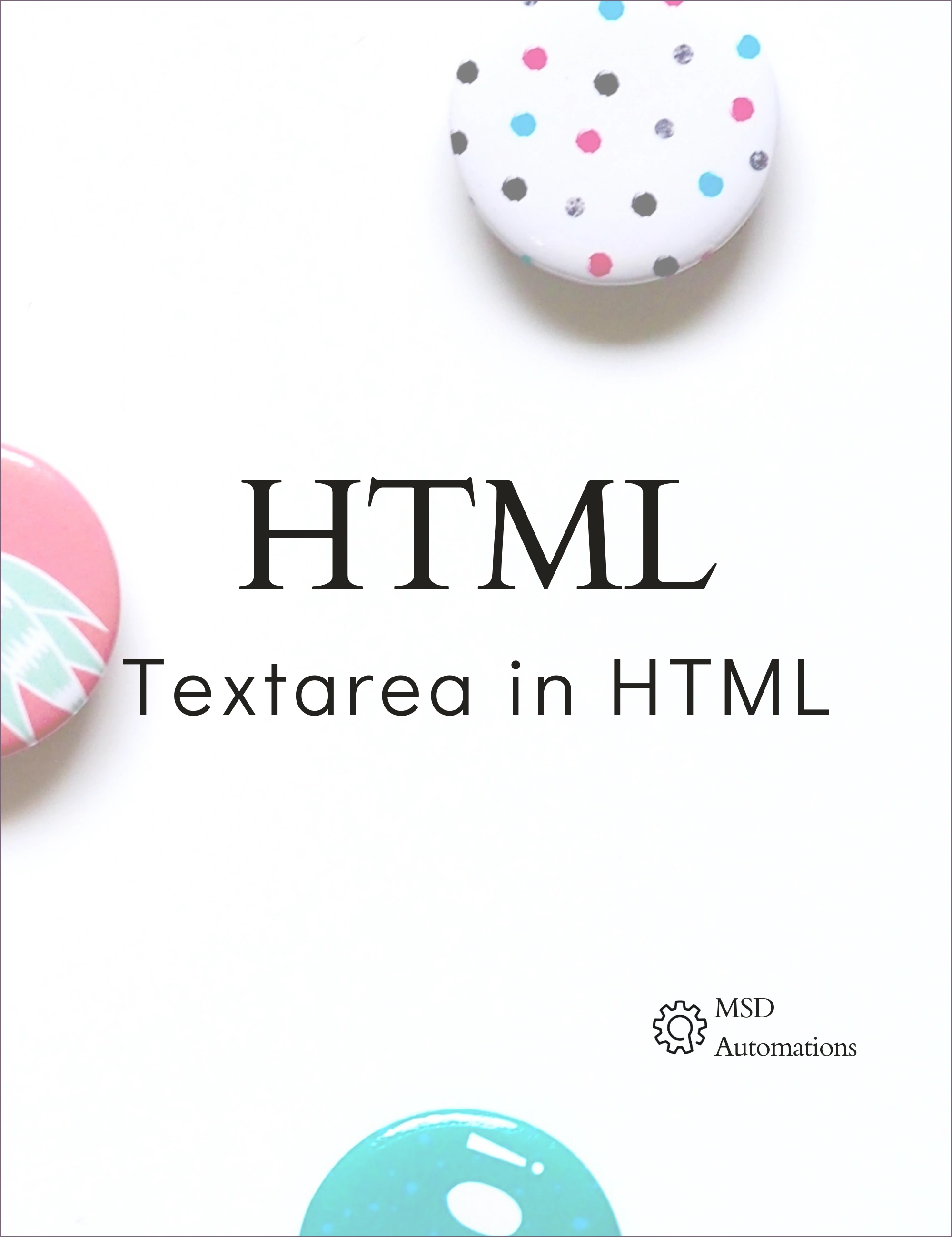 Textarea in HTML