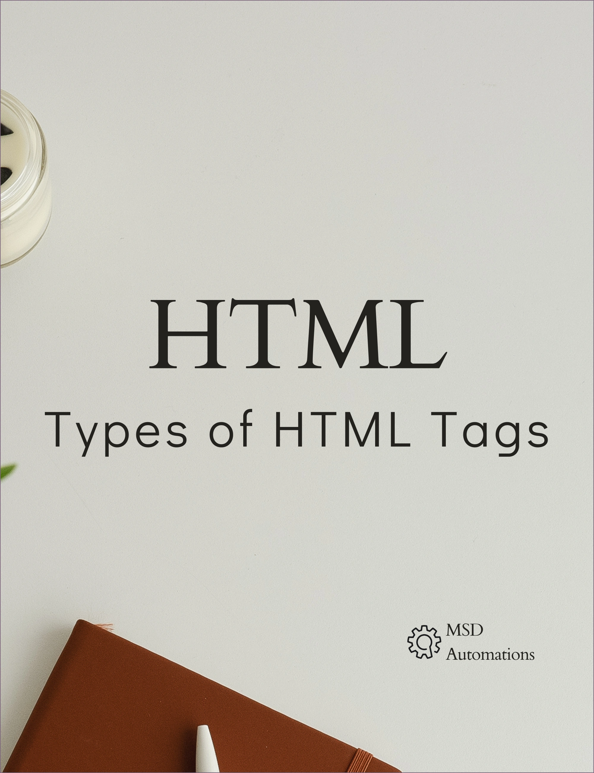 Types of HTML Tags