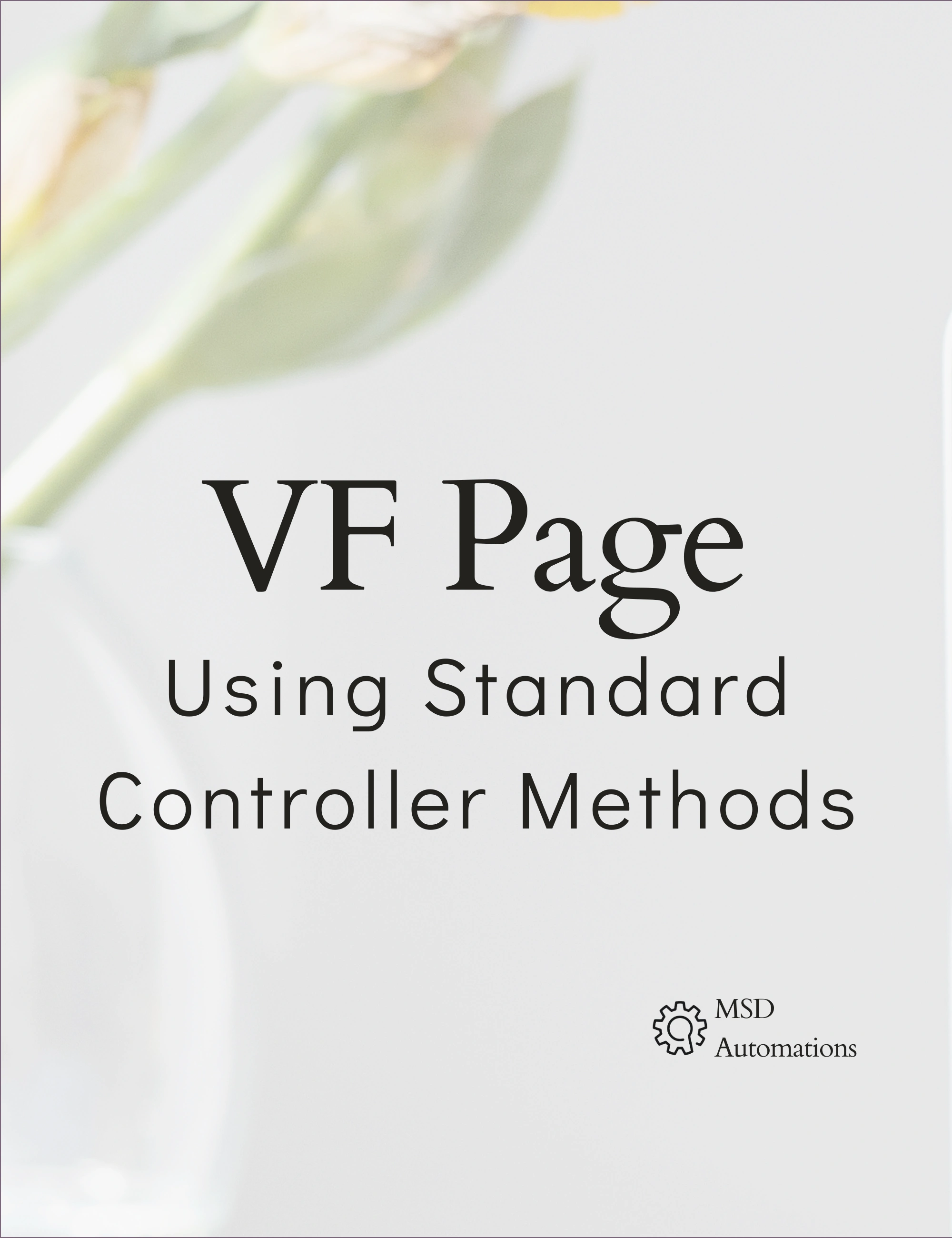 Using Standard Controller Methods in VF Page