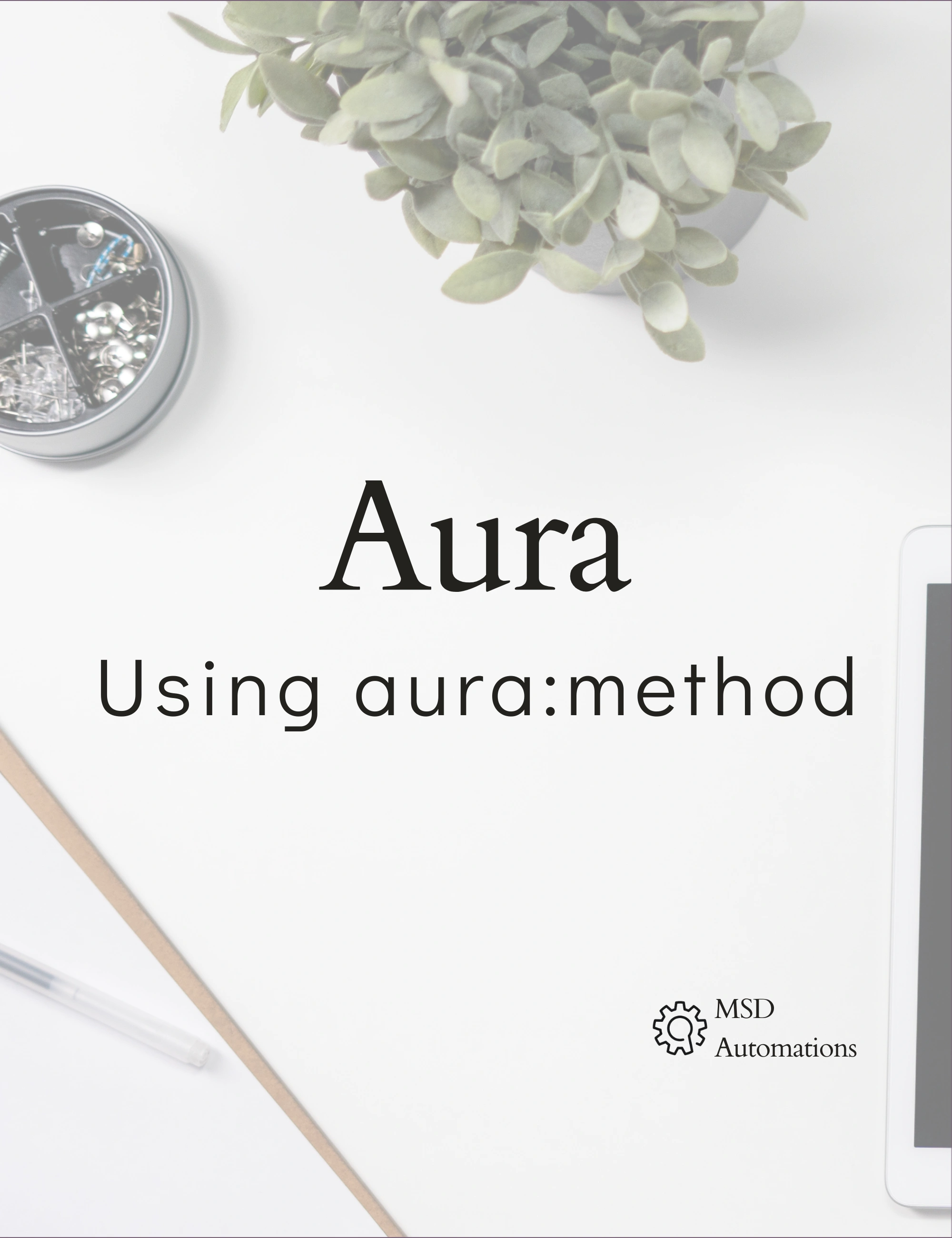 Using aura:method