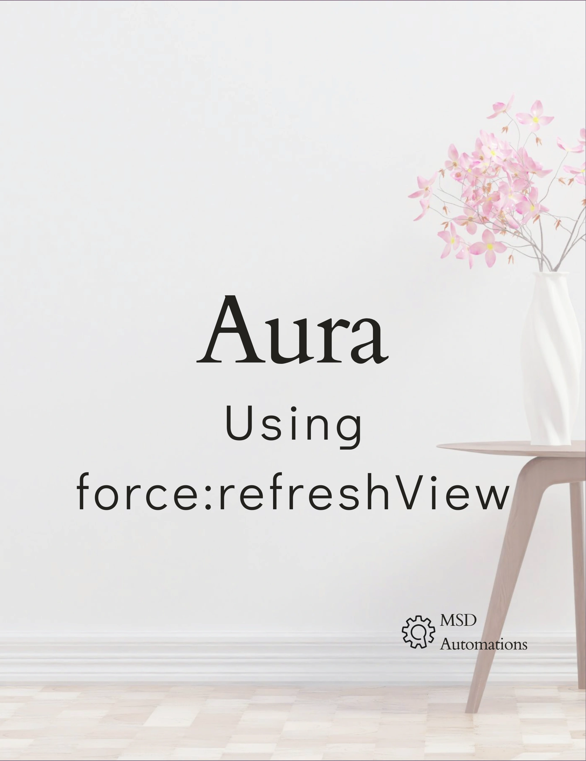 Using force:refreshView