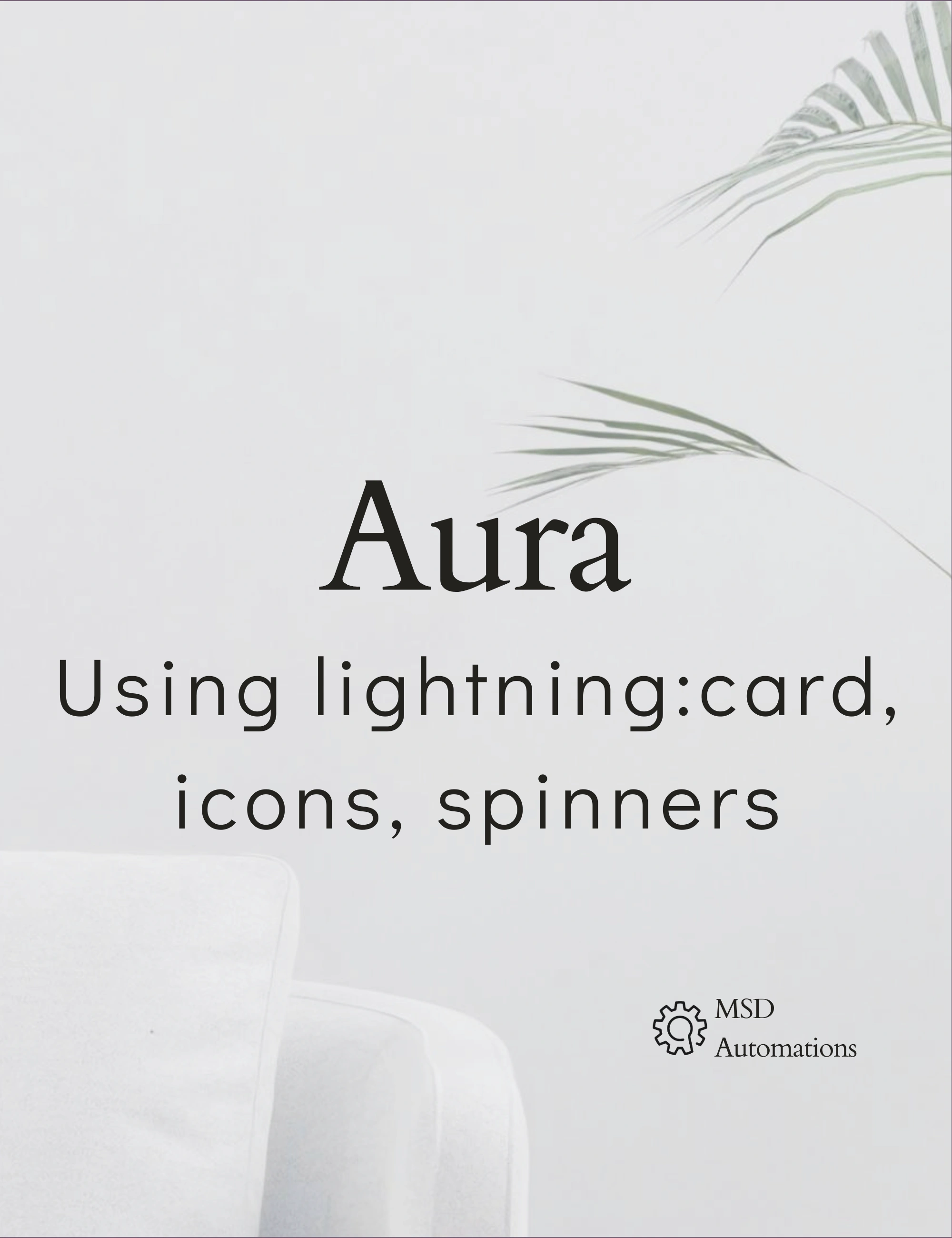 Using lightning:card, icons, spinners