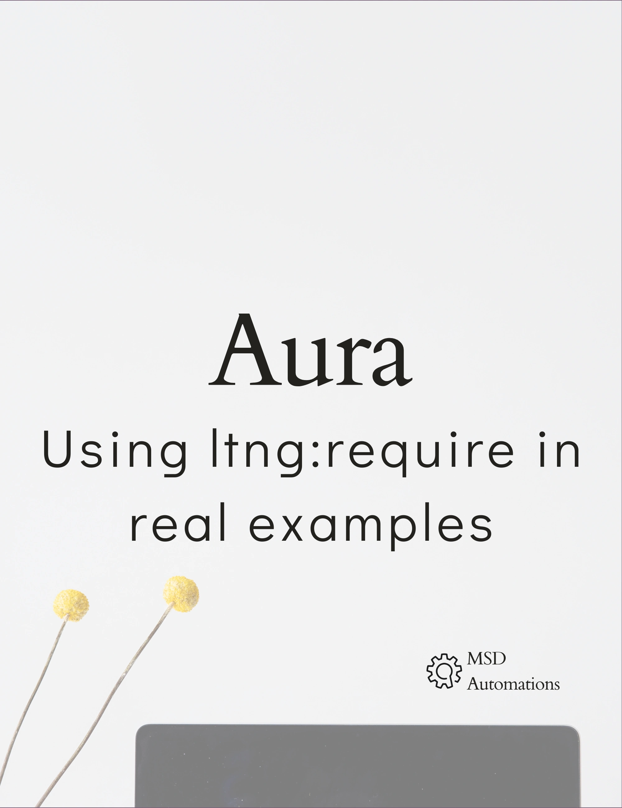 Using ltng:require in real examples