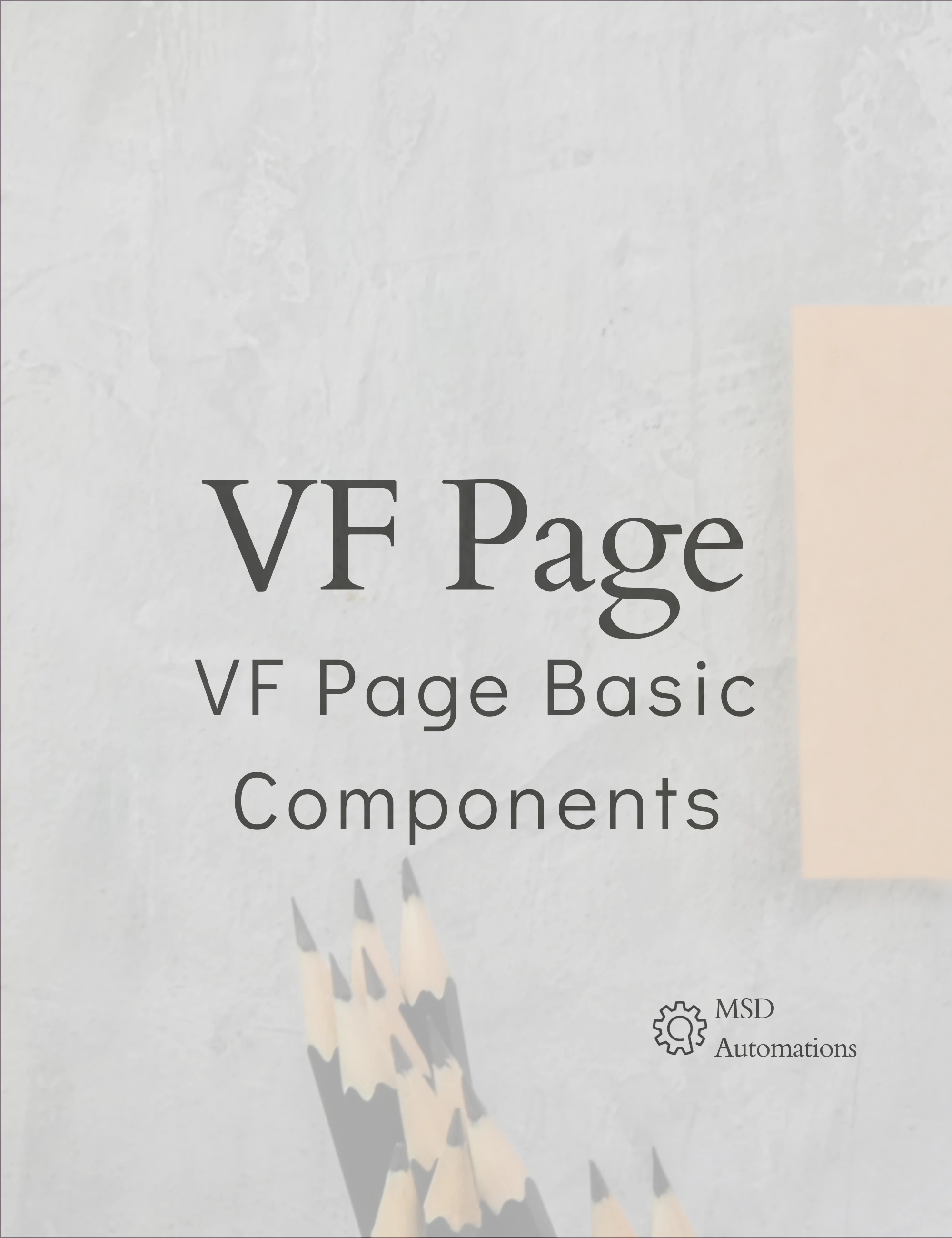 VF Page Basic Components