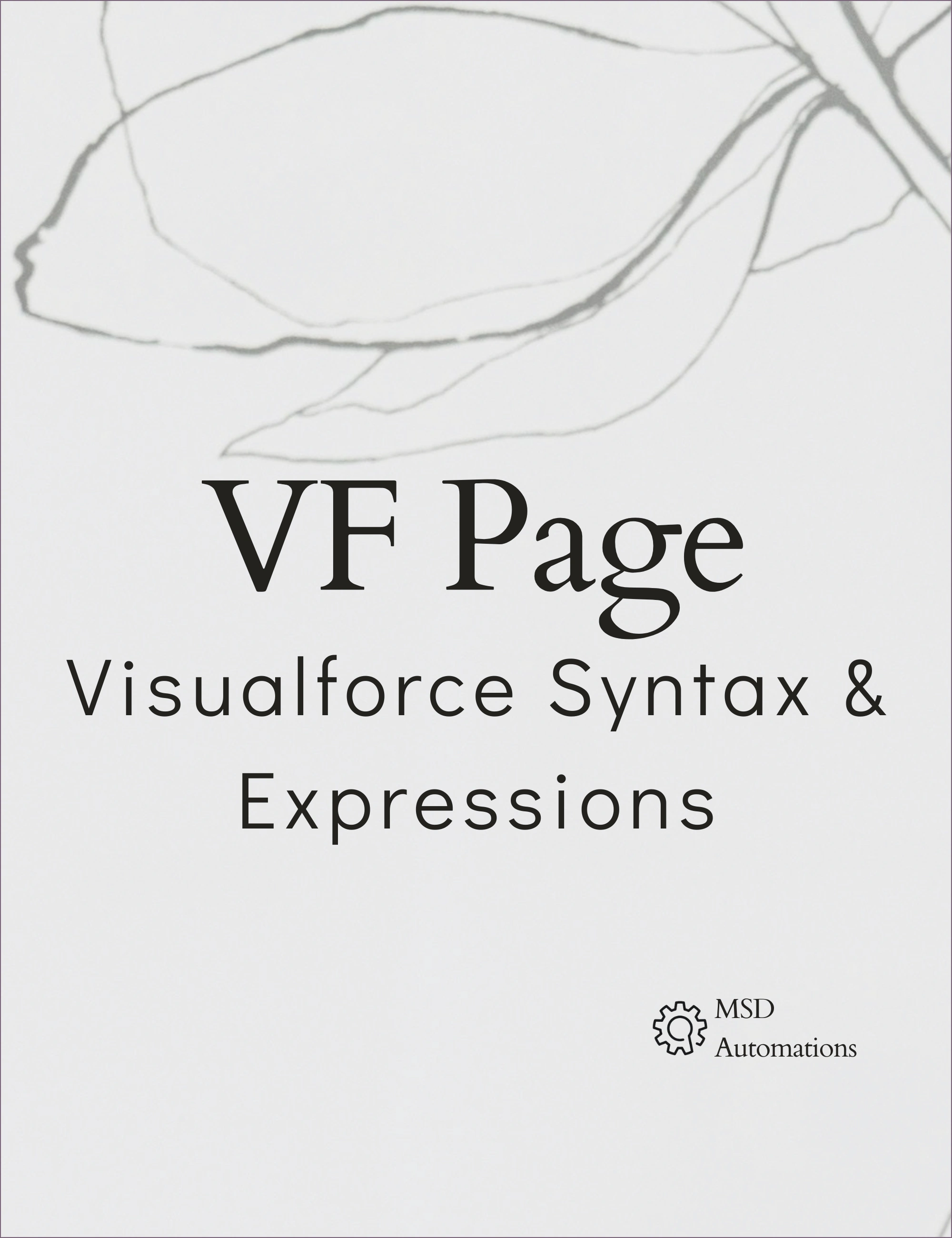 Visualforce Syntax &amp; Expressions