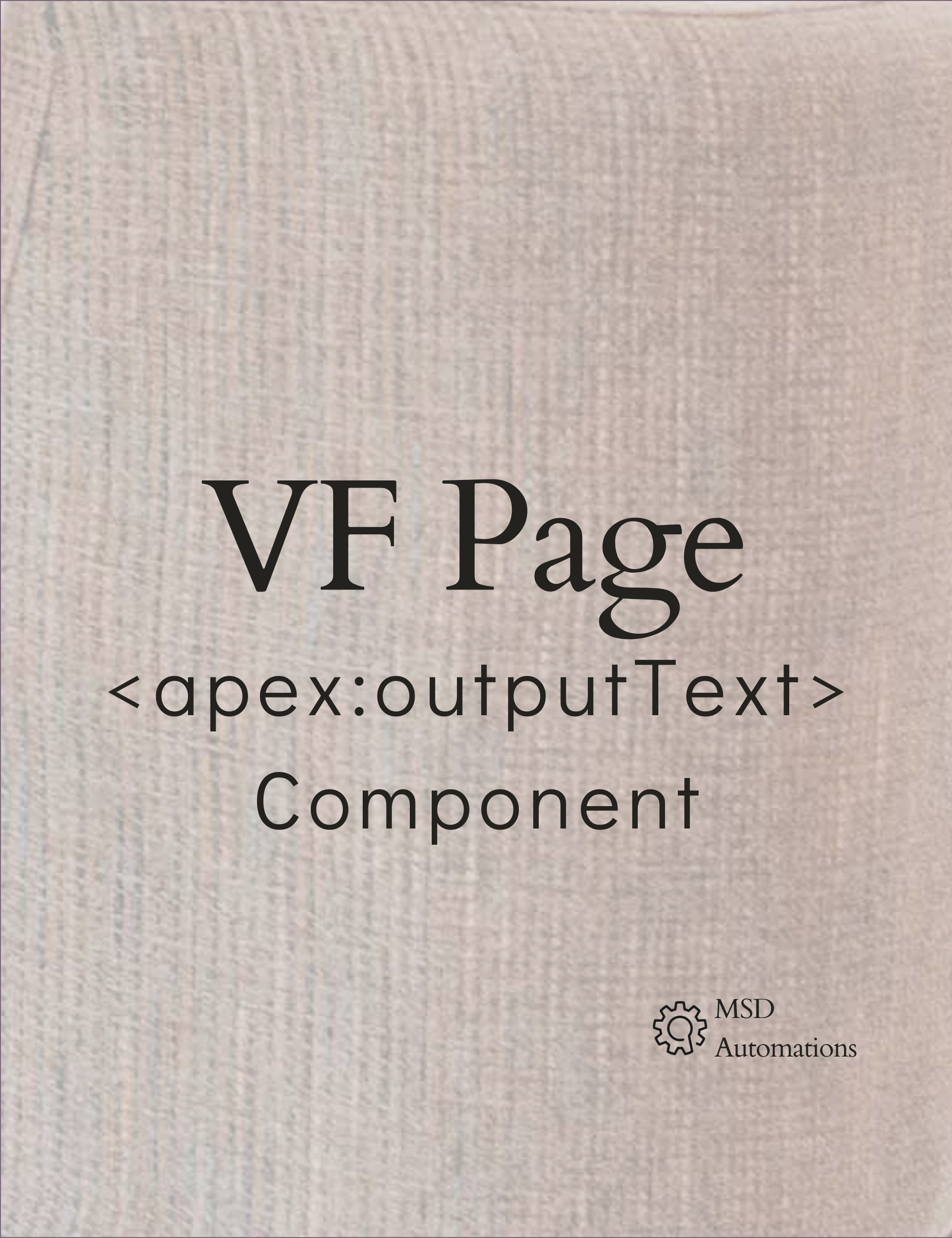 <apex:outputText> in VF Page