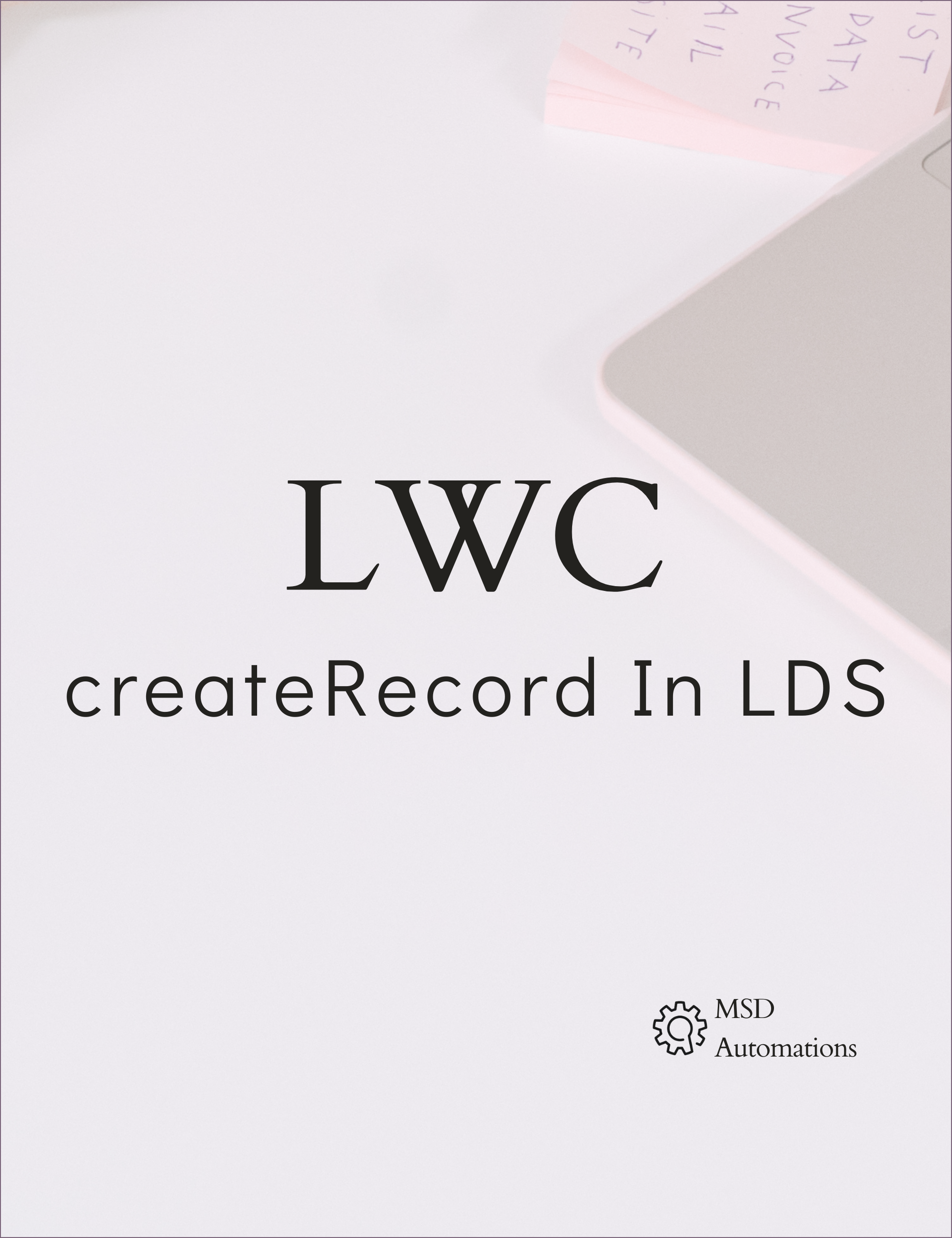 createRecord In LDS