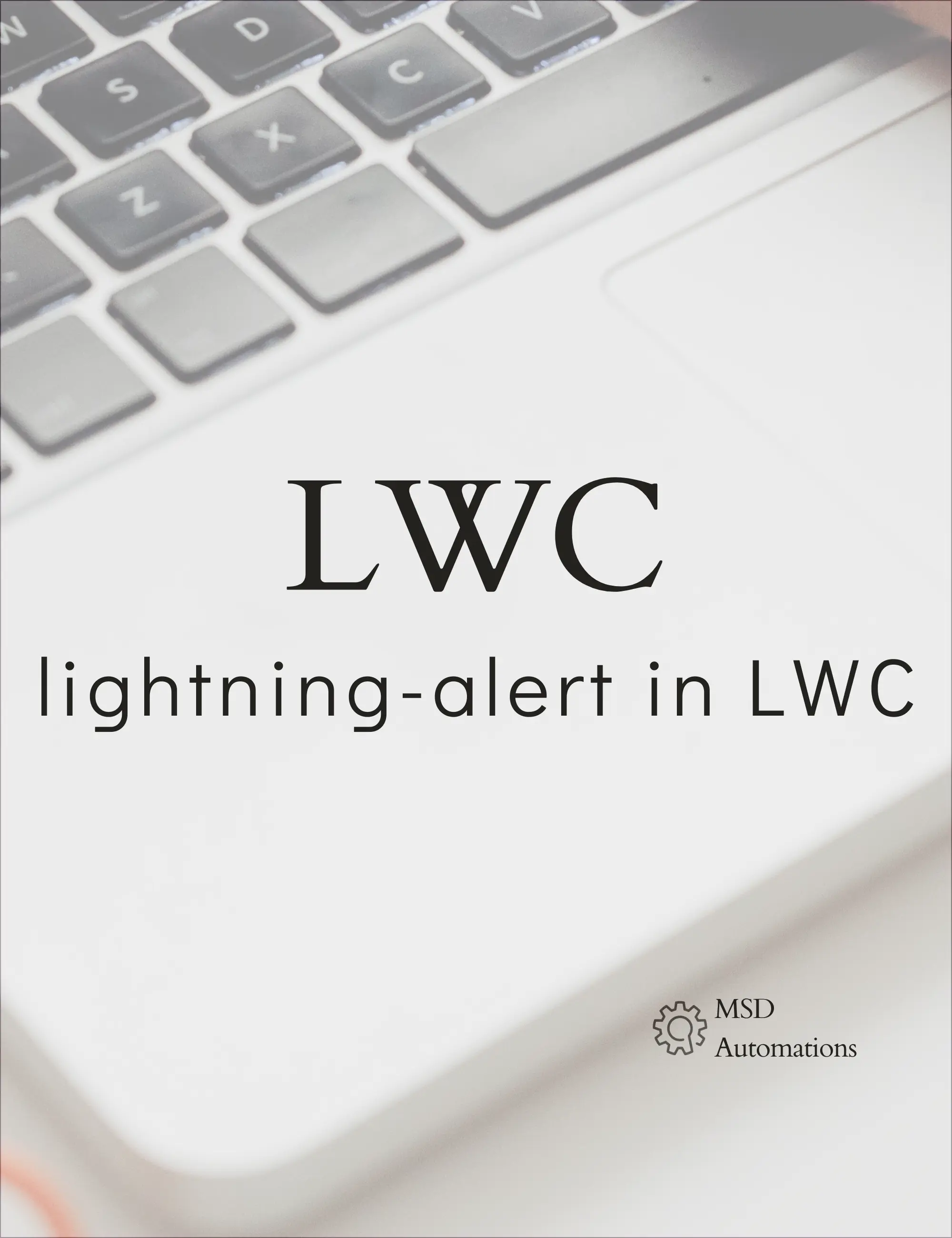 Lightning-alert in LWC