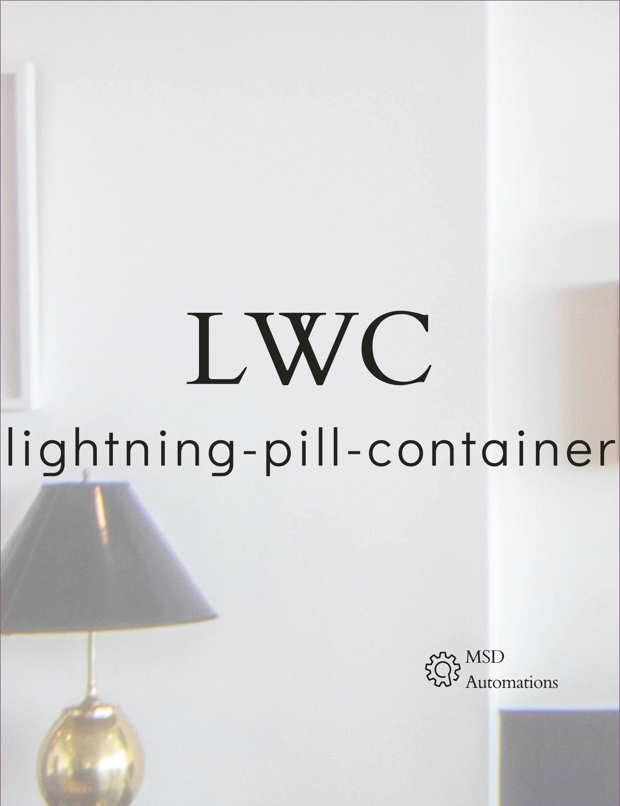 Lightning-pill-container