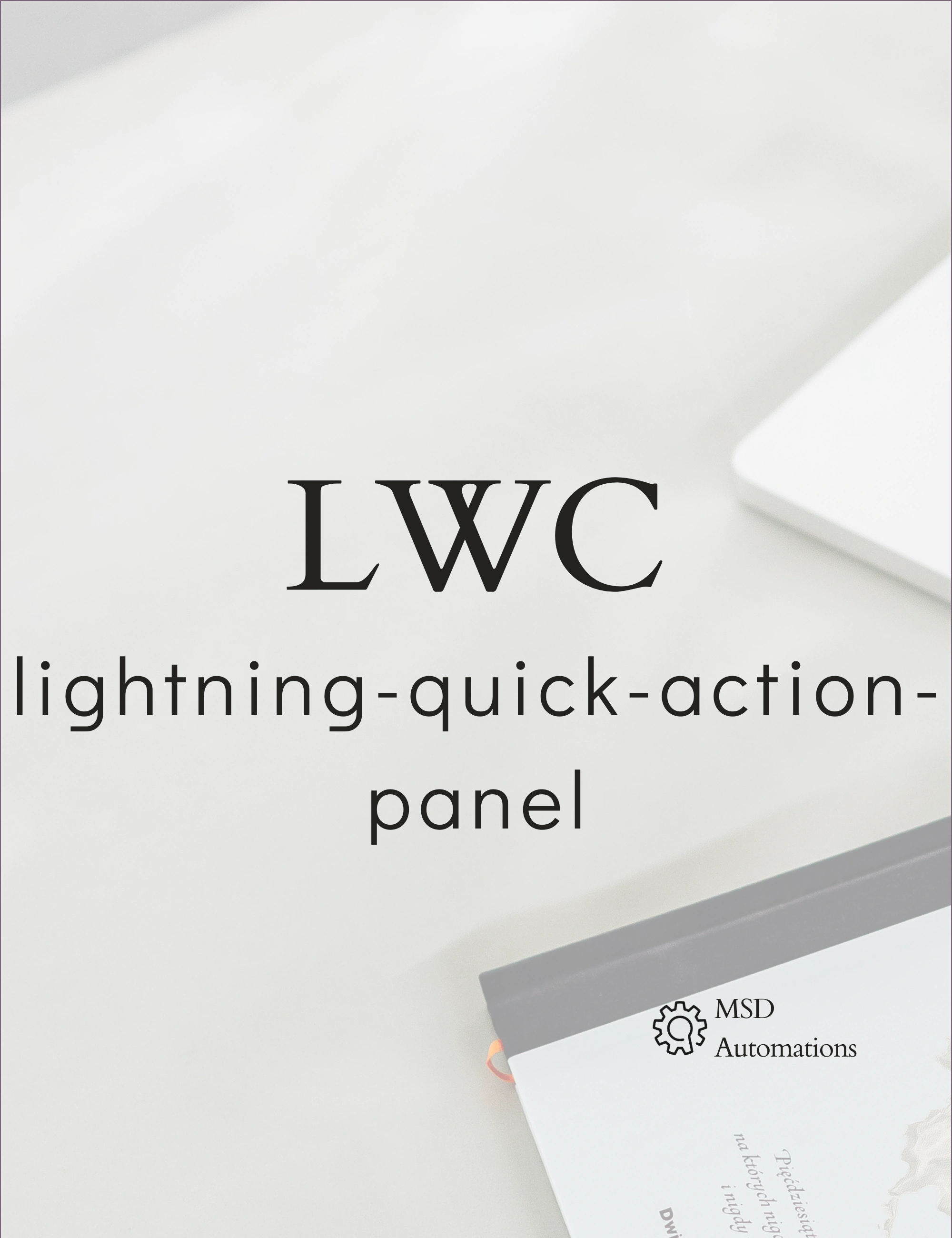Lightning-quick-action-panel