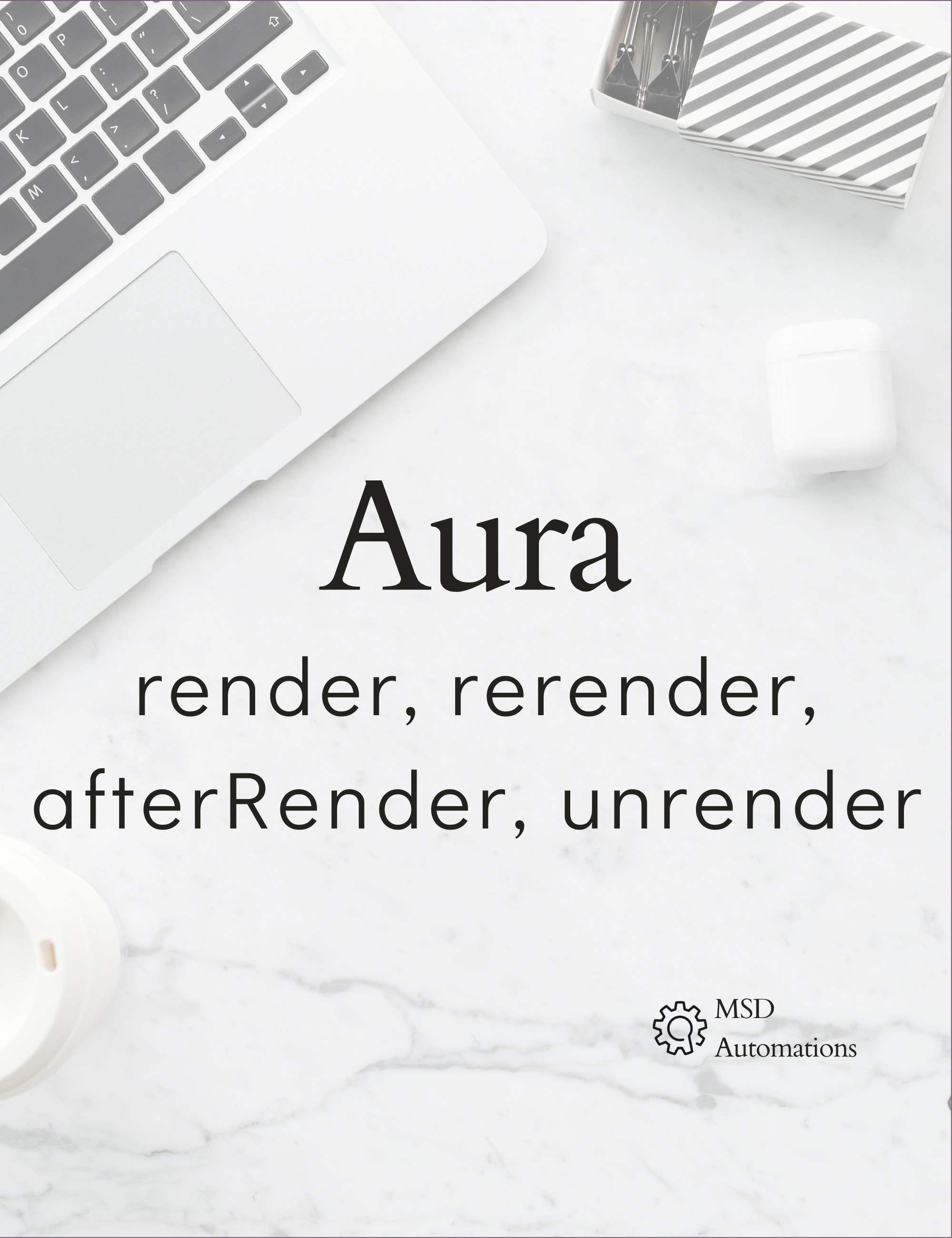 render, rerender, afterRender, unrender