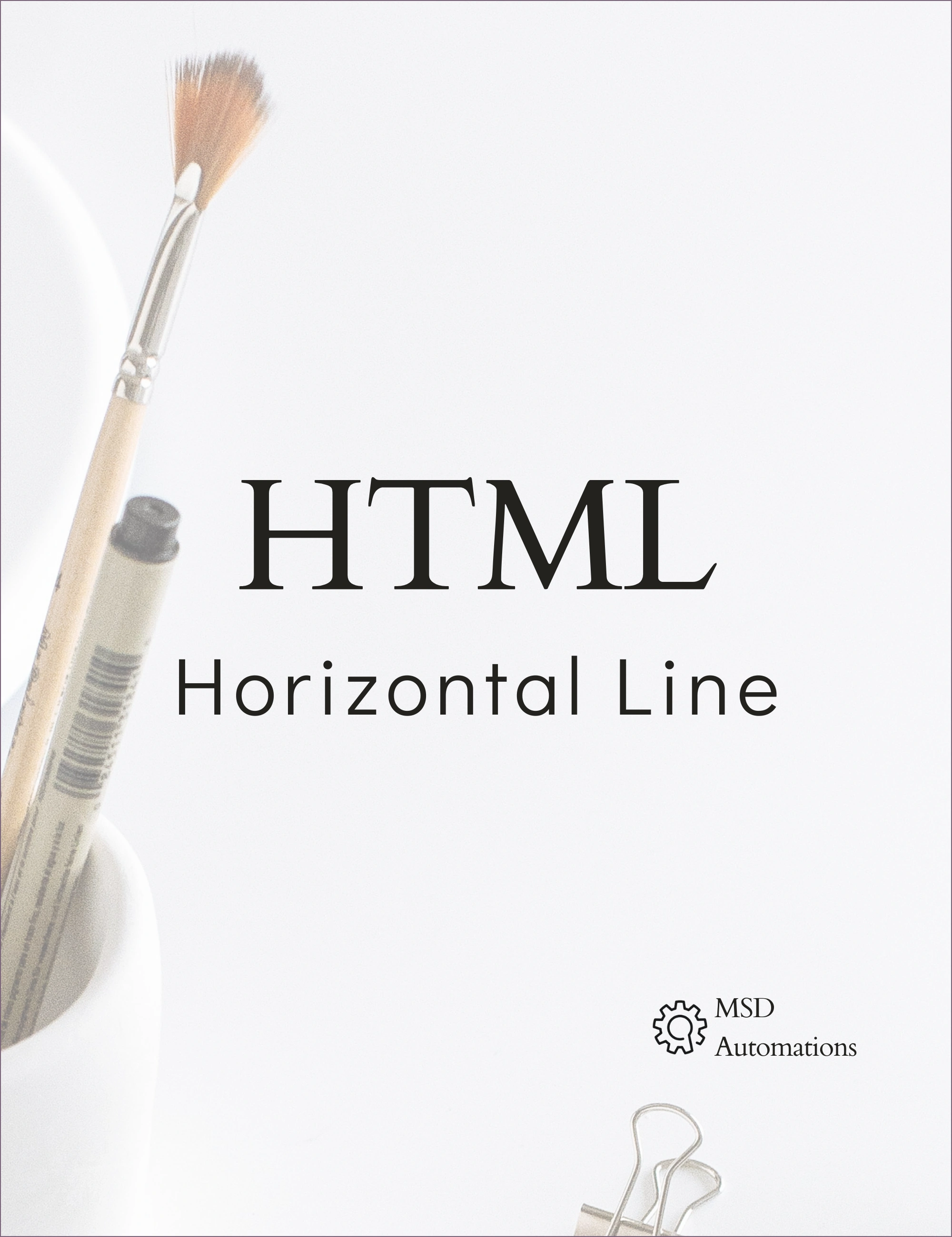 MSD Automations | Horizontal Line